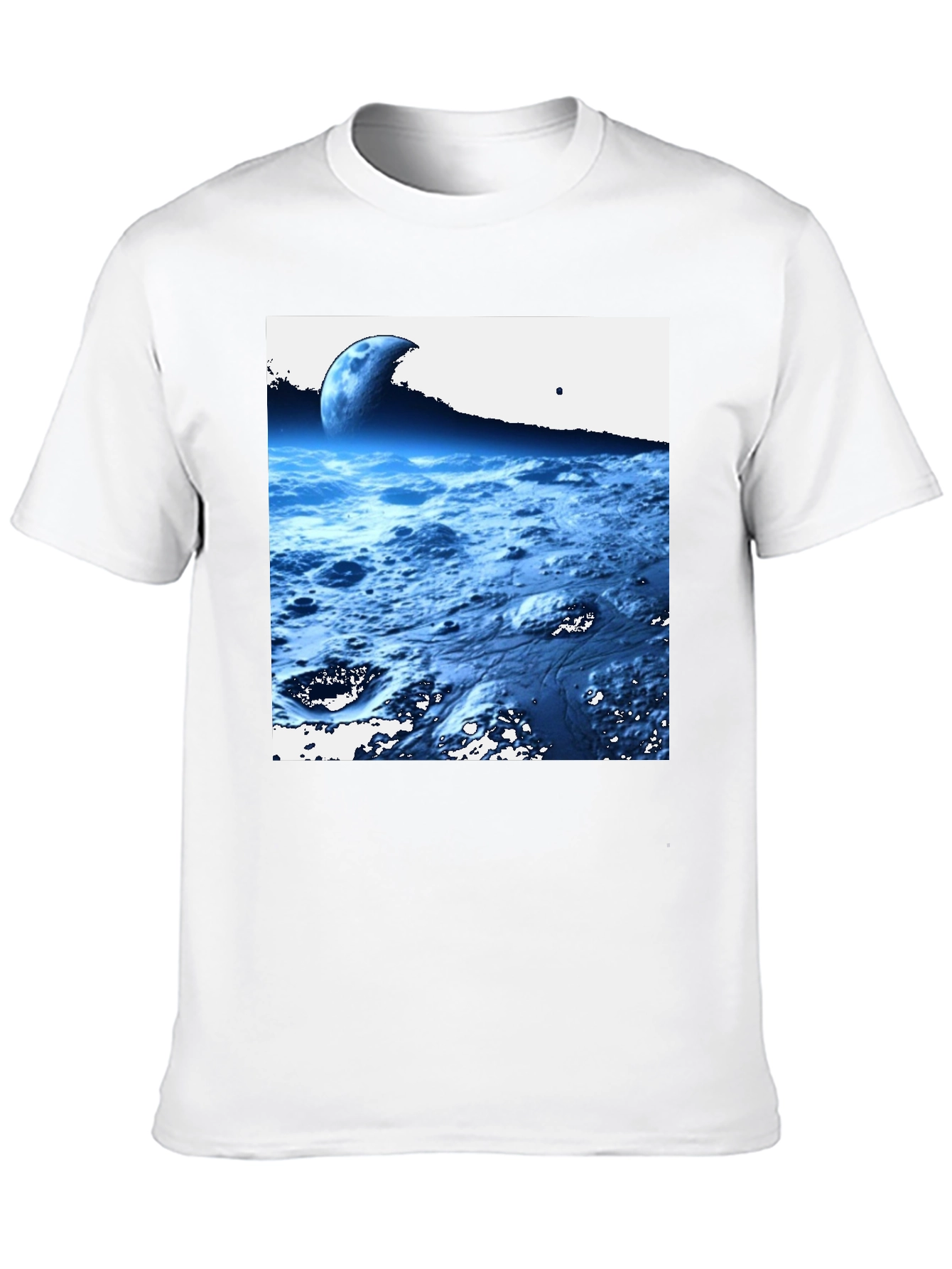 Cosmic Landscape Black T-Shirt