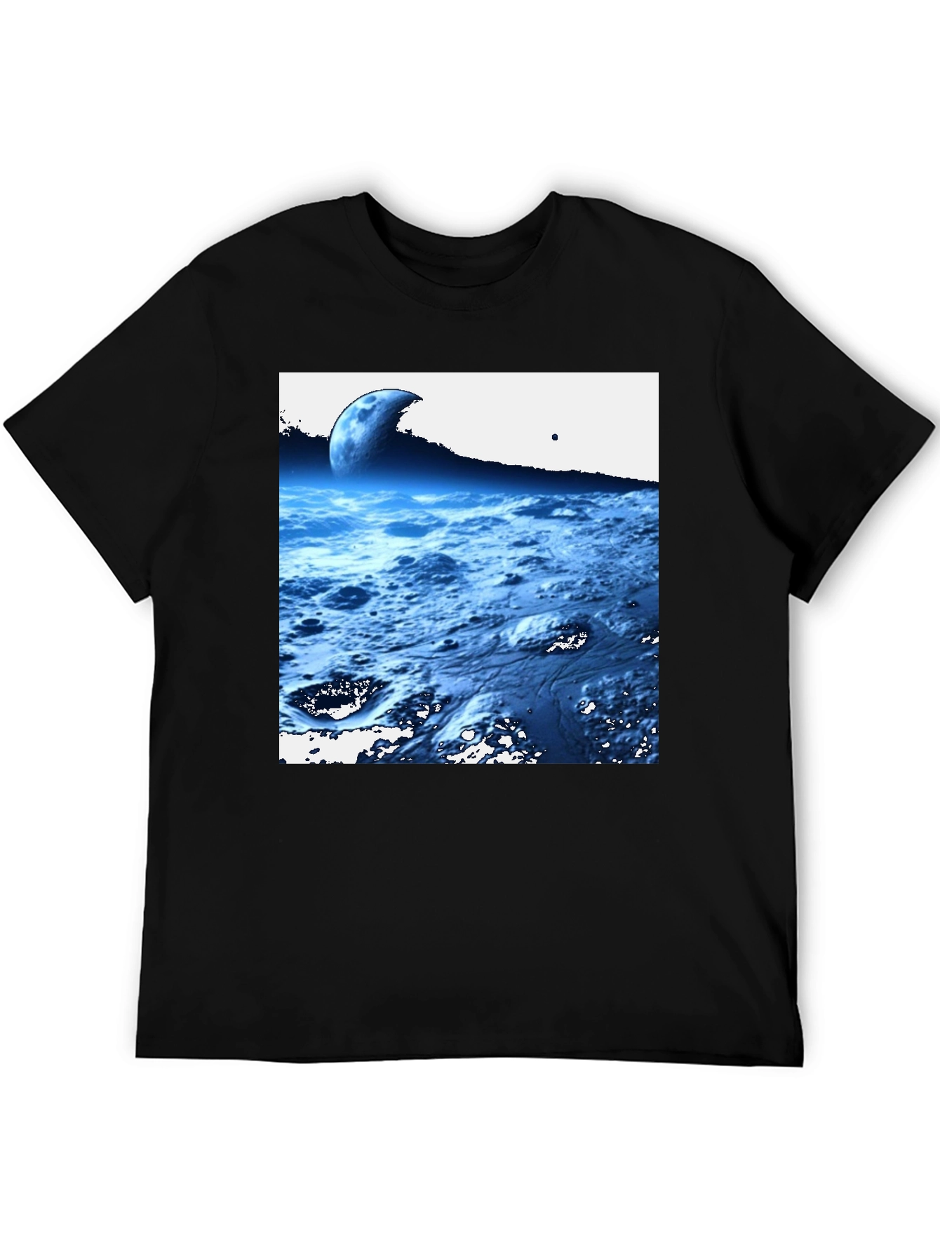 Cosmic Landscape Black T-Shirt