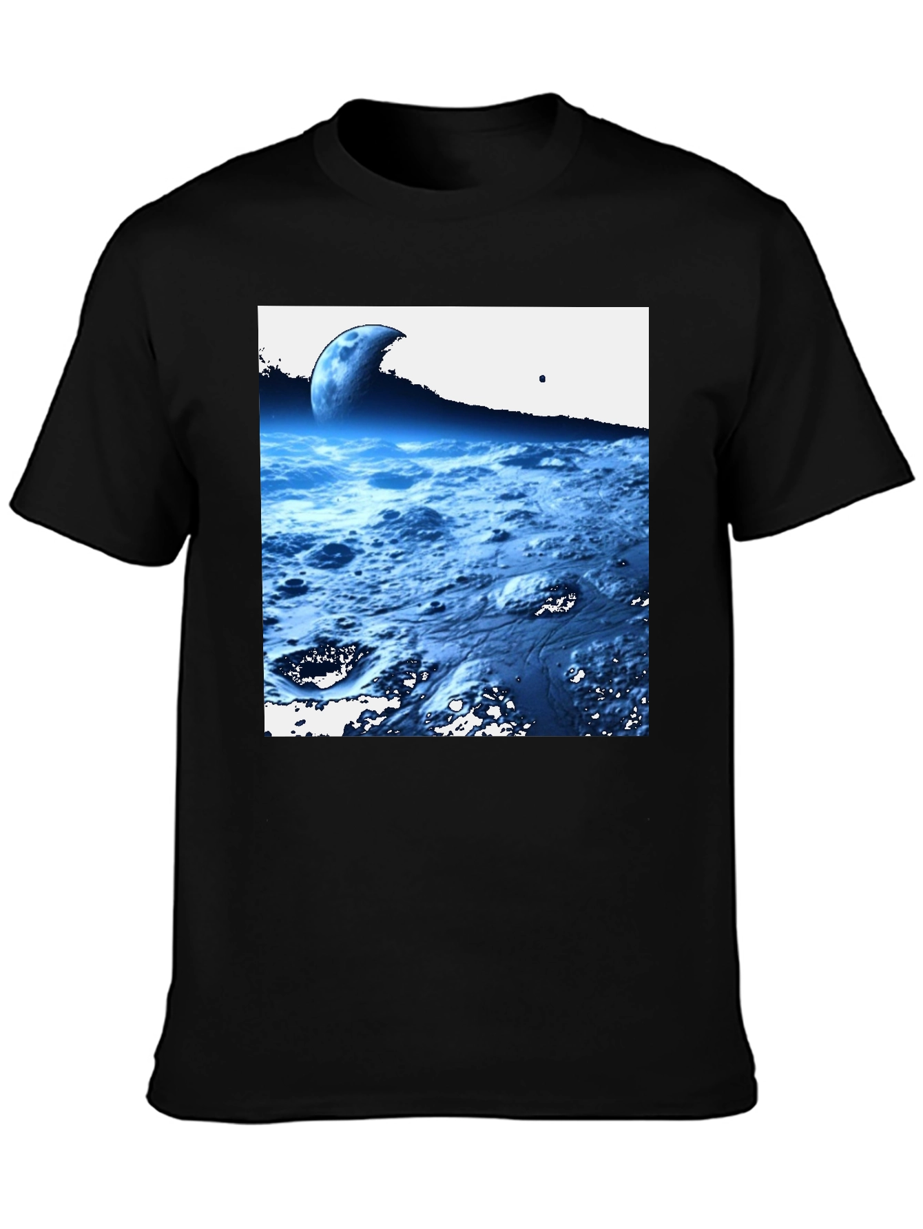 Cosmic Landscape Black T-Shirt