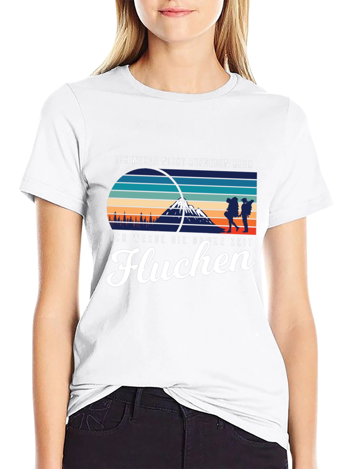 Mountain Hiking T-Shirt - I Will Swear