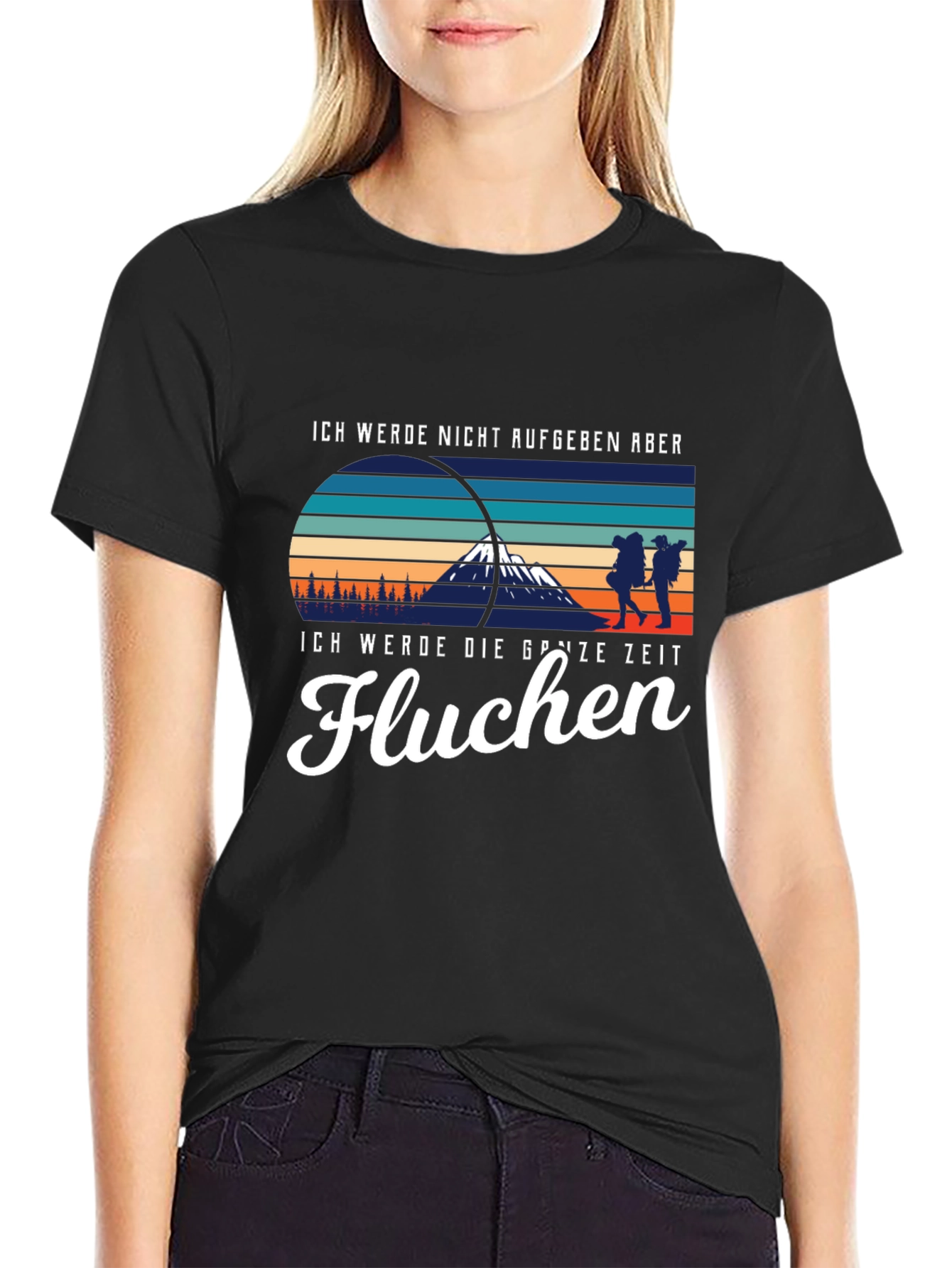 Mountain Hiking T-Shirt - I Will Swear