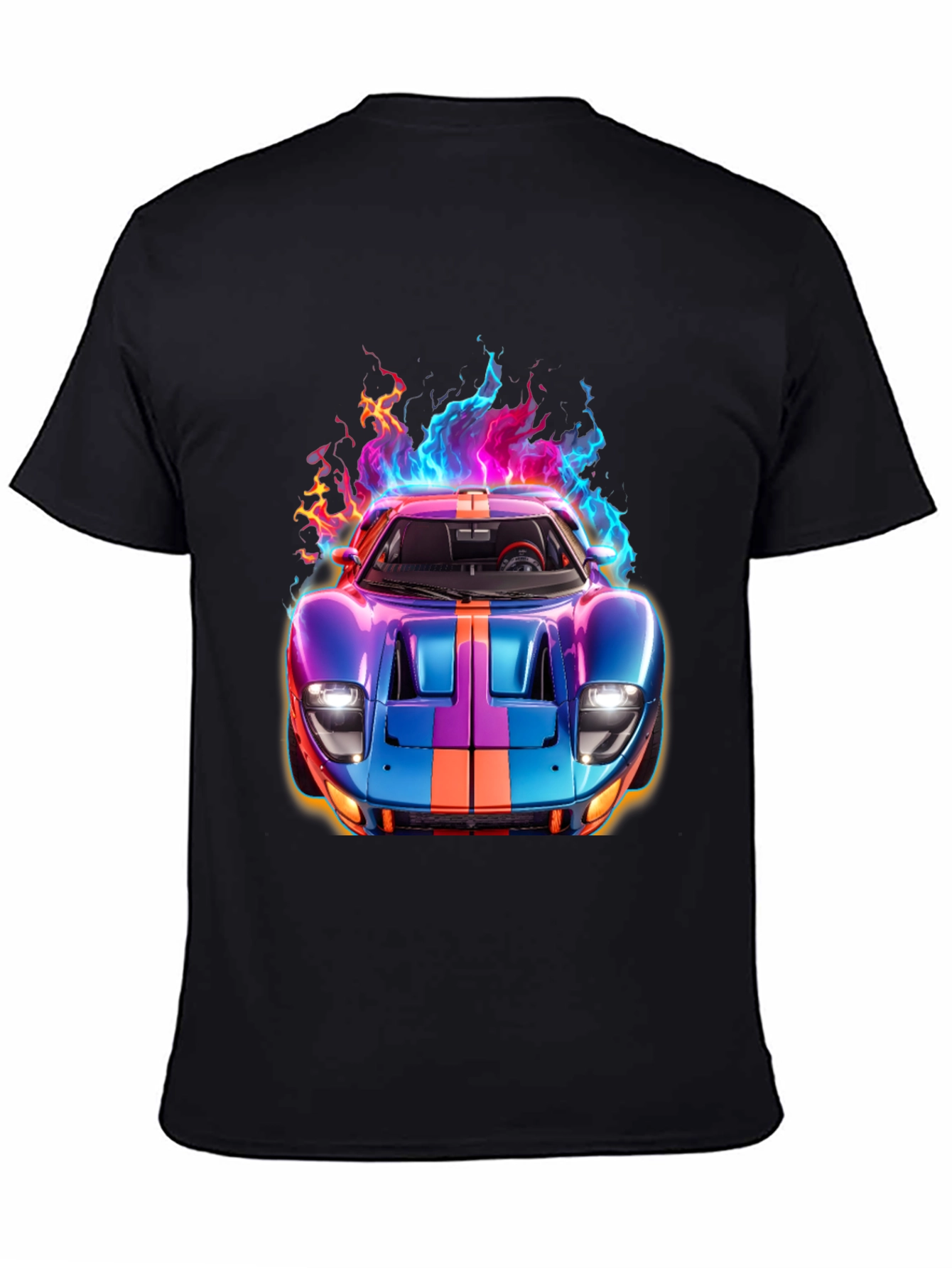 Flaming Hot Race Car Graphic Tee