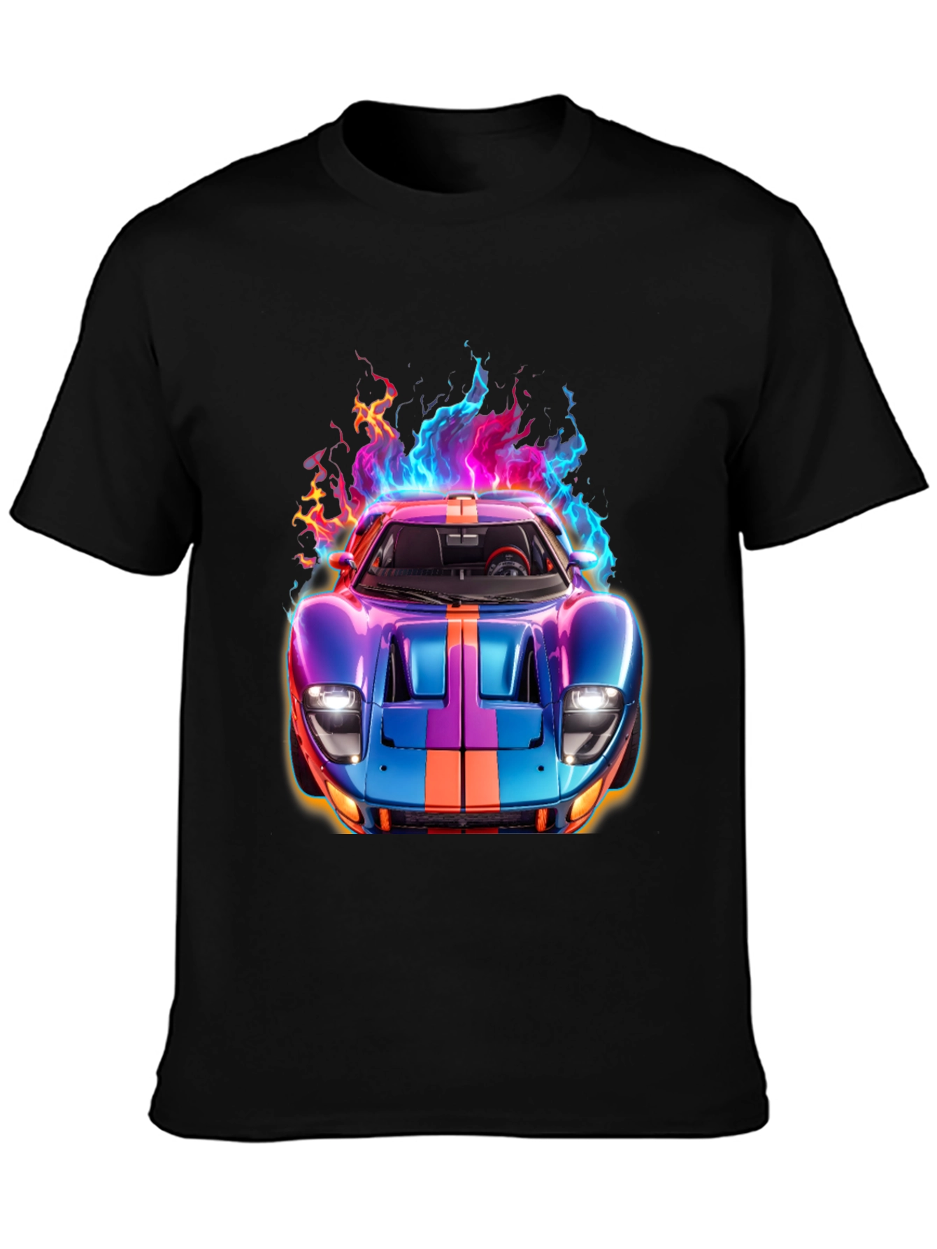 Flaming Hot Race Car Graphic Tee