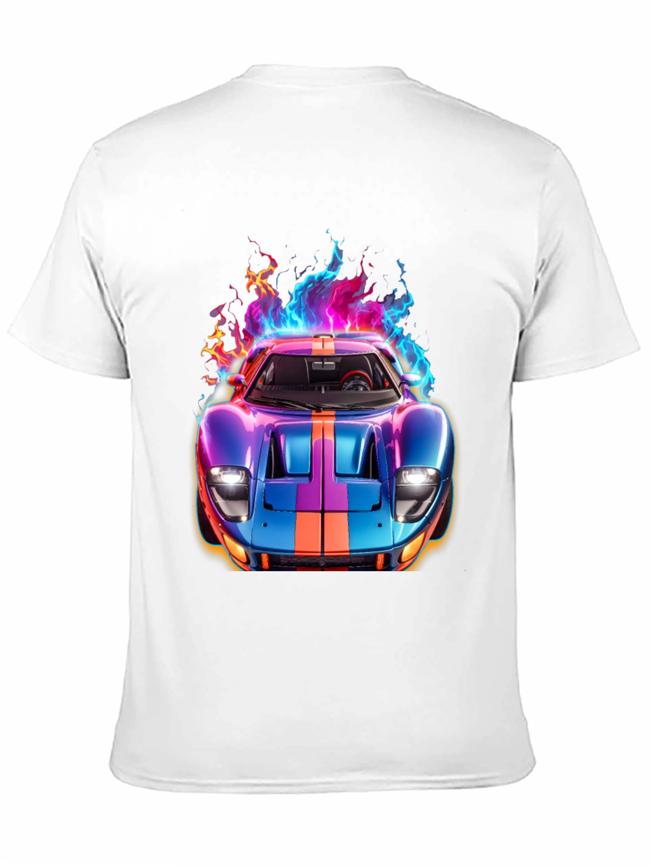 Flaming Hot Race Car Graphic Tee