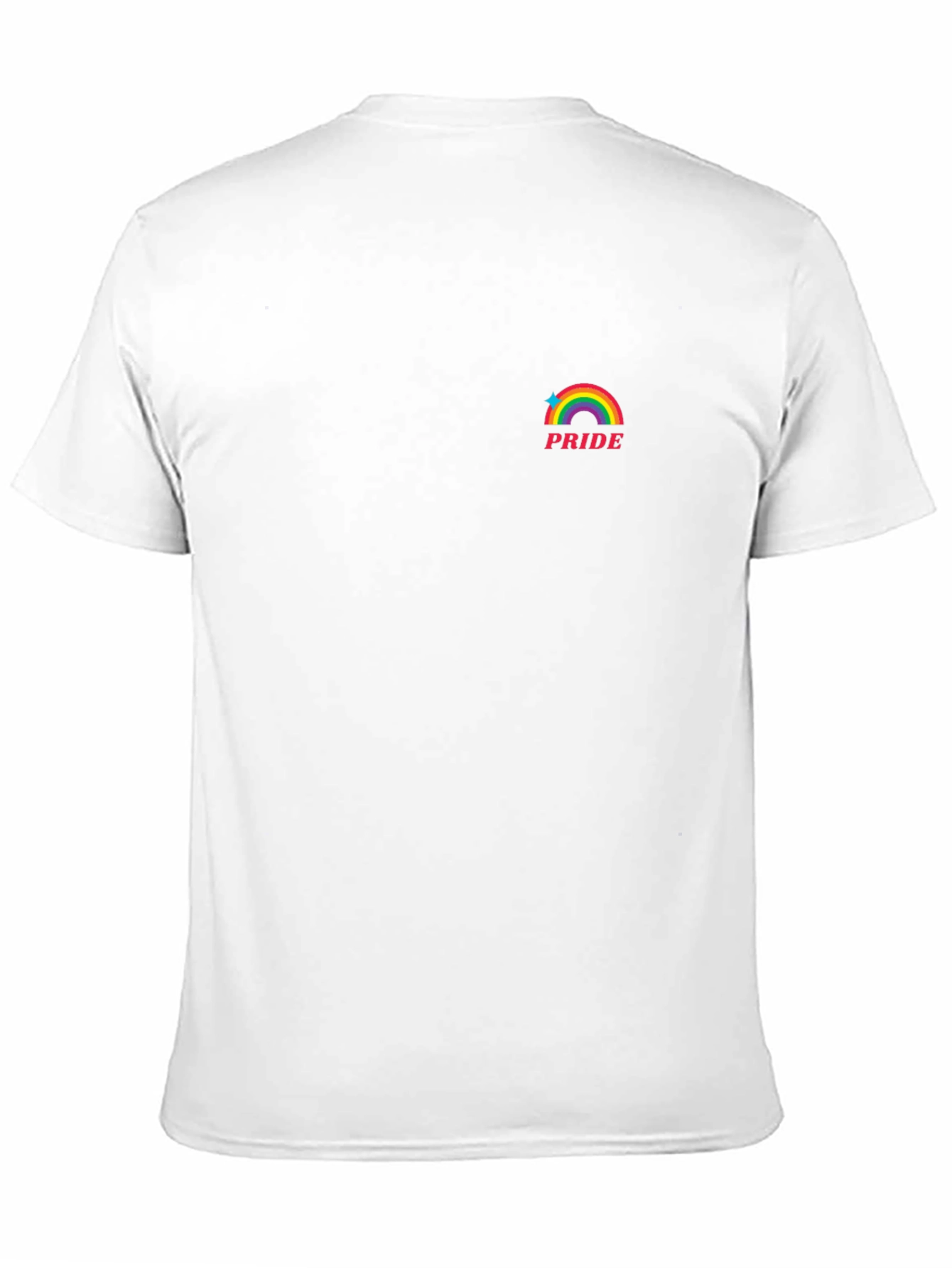 Pride Rainbow Graphic Black T-Shirt