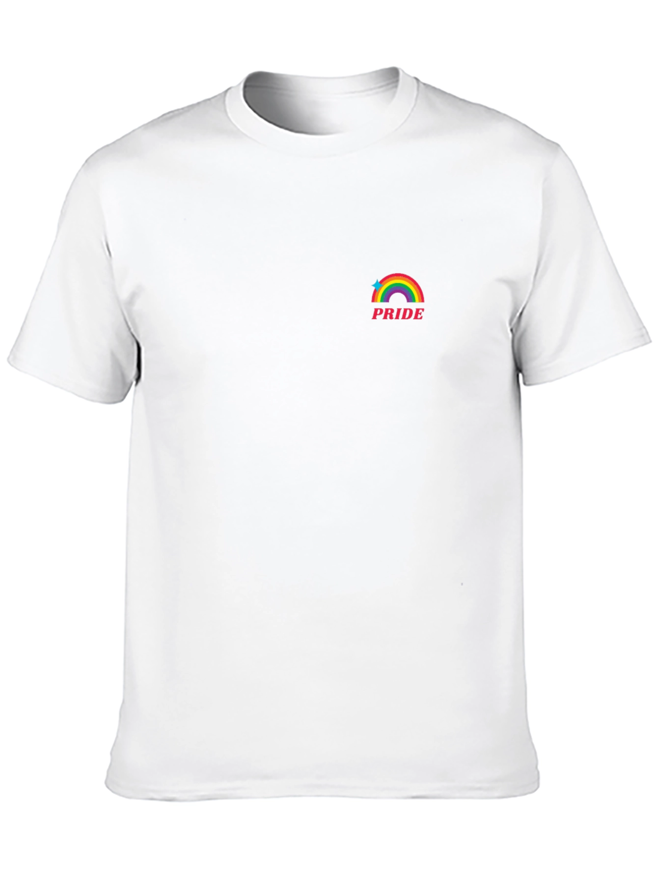 Pride Rainbow Graphic Black T-Shirt