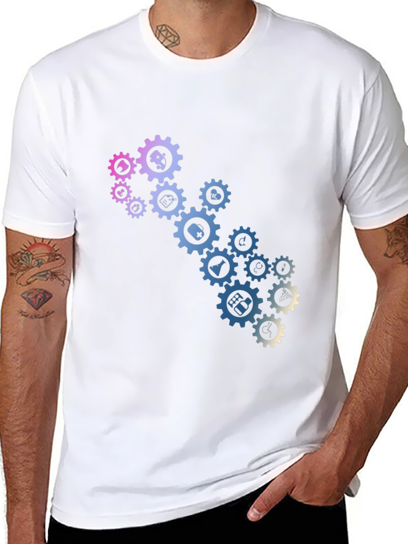 Medical Gears Graphic T-Shirt