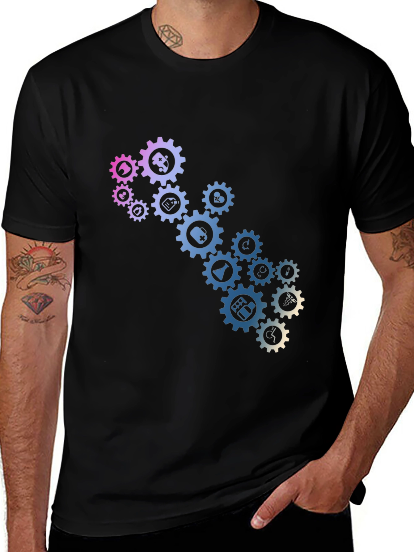 Medical Gears Graphic T-Shirt