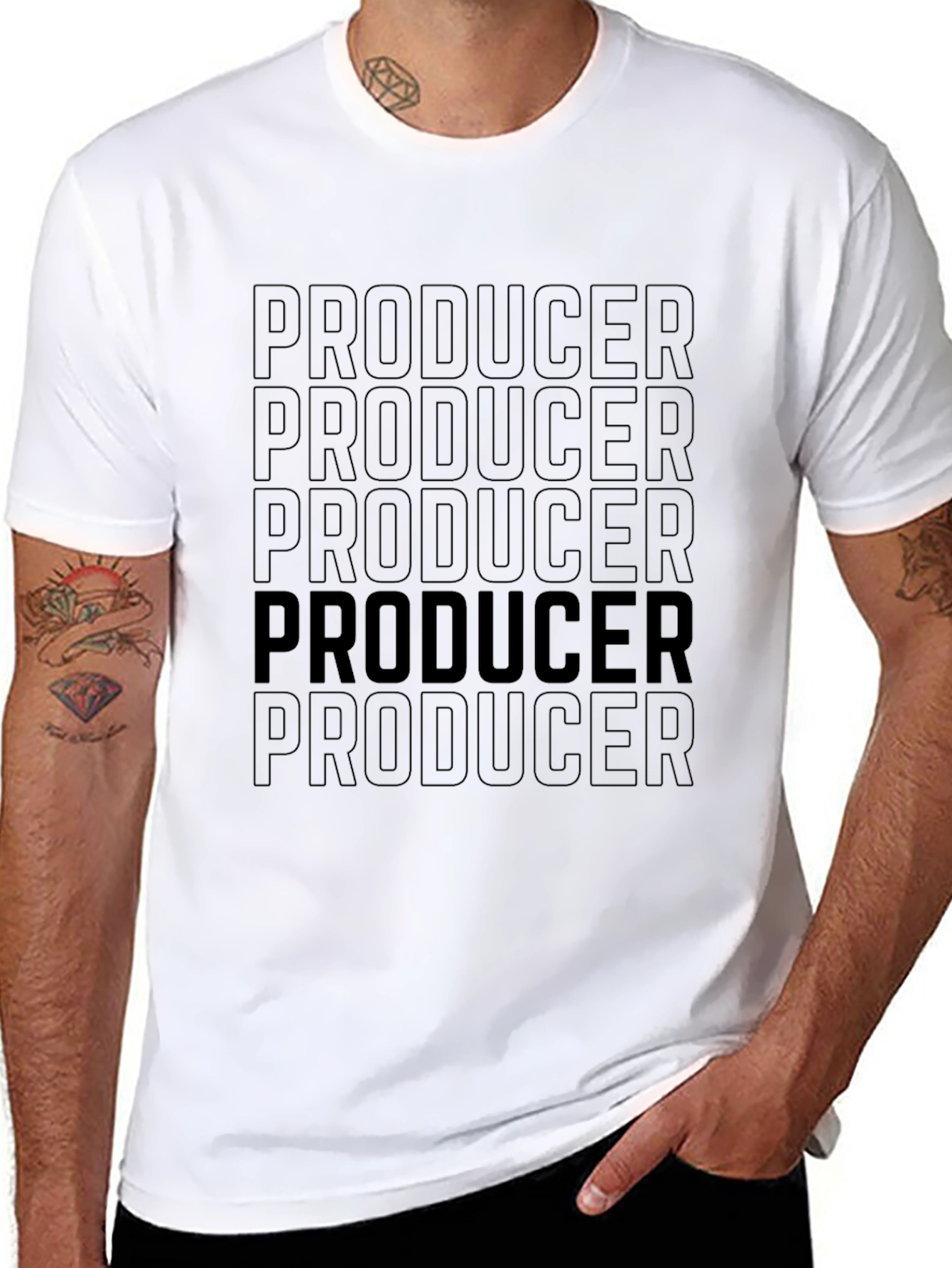 Producer Graphic T-Shirt - Bold Statement Tee