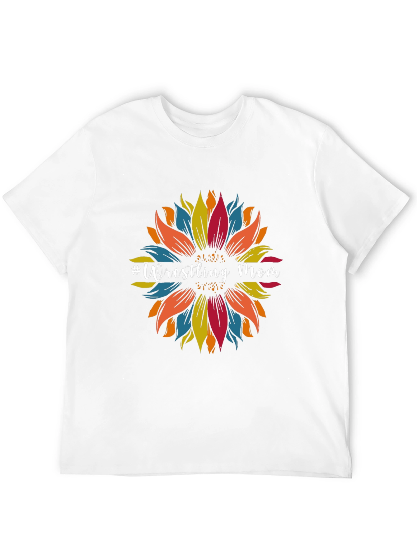Wrestling Mom Sunflower Graphic Tee