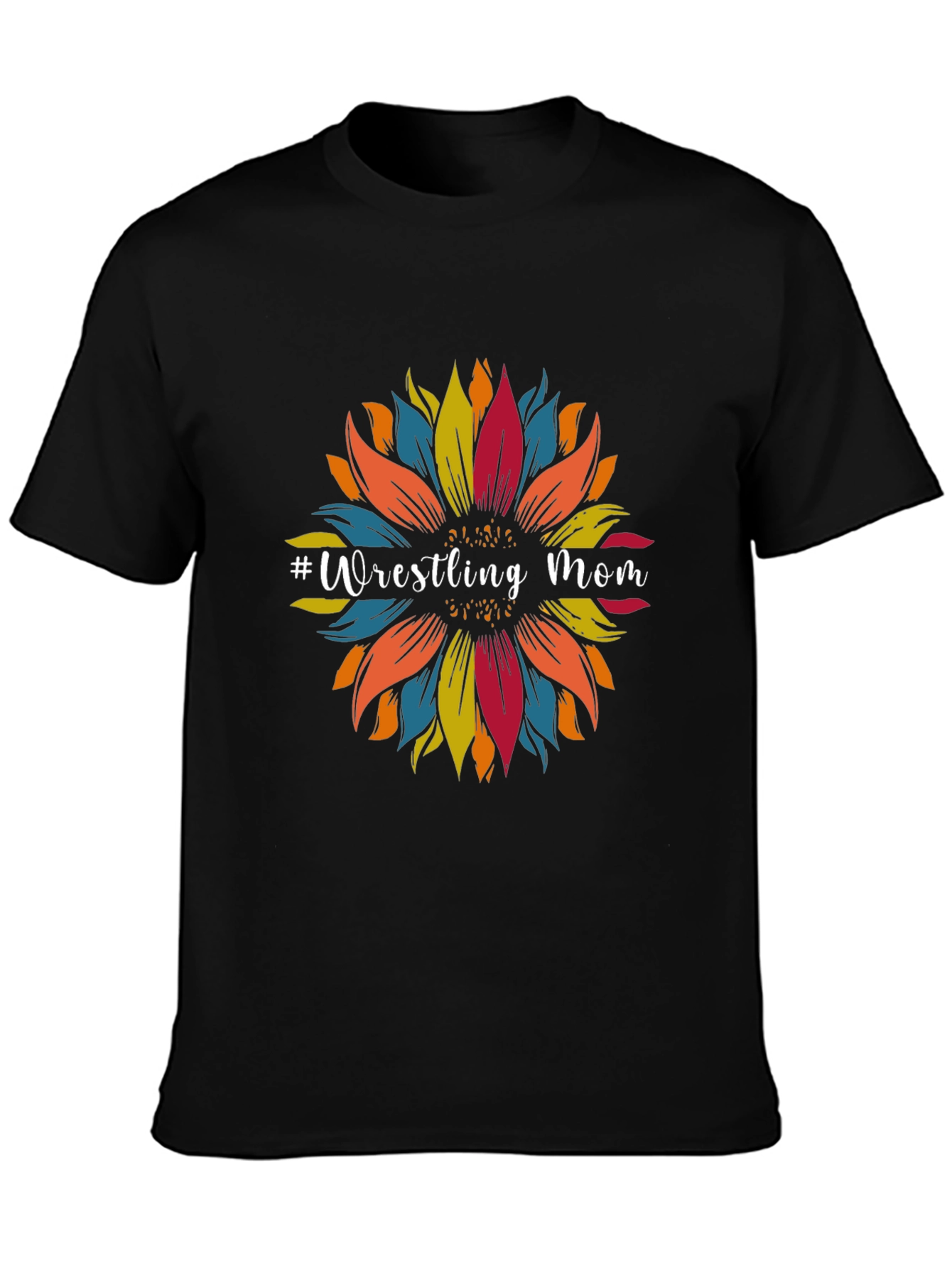 Wrestling Mom Sunflower Graphic Tee