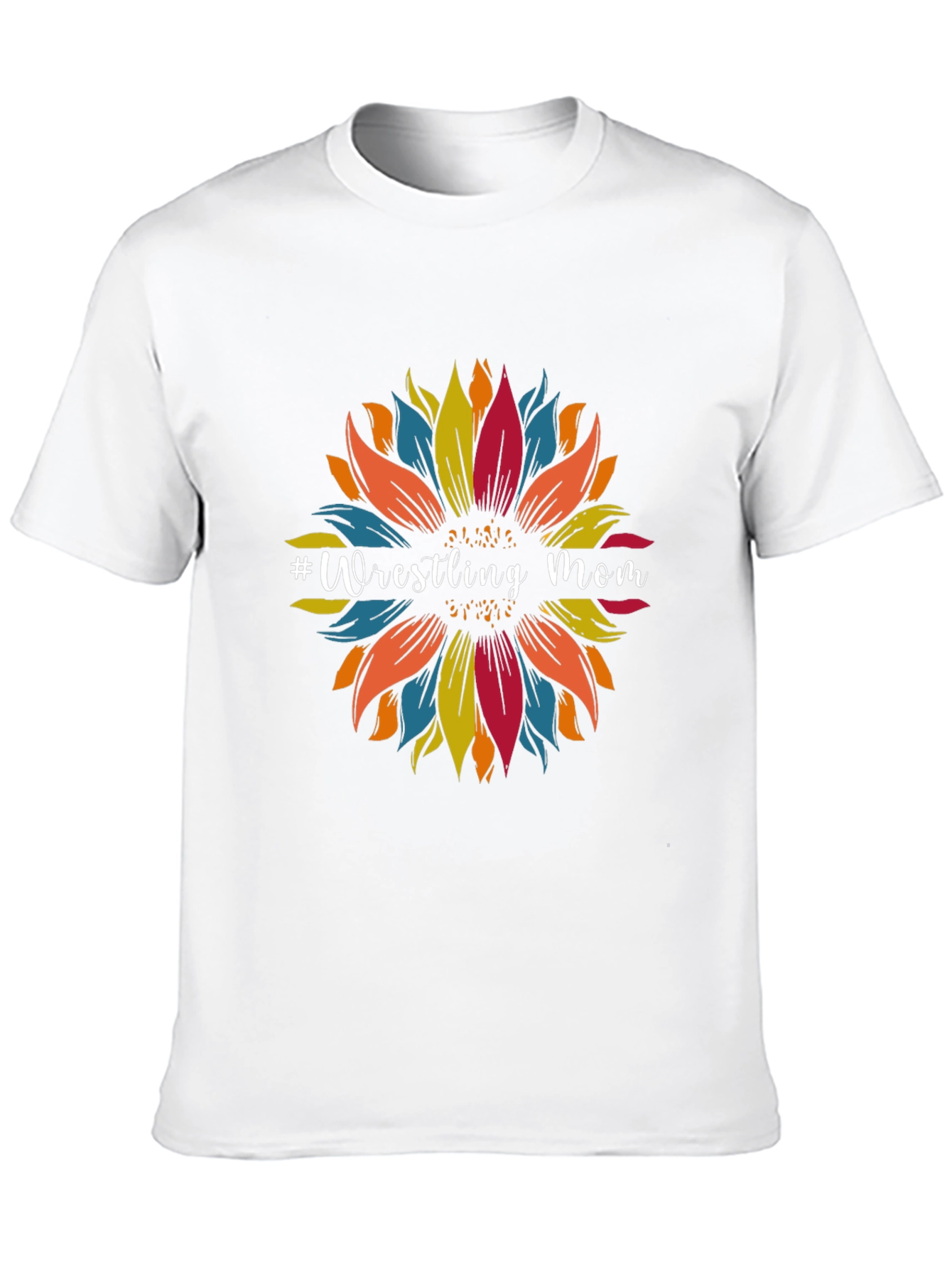 Wrestling Mom Sunflower Graphic Tee