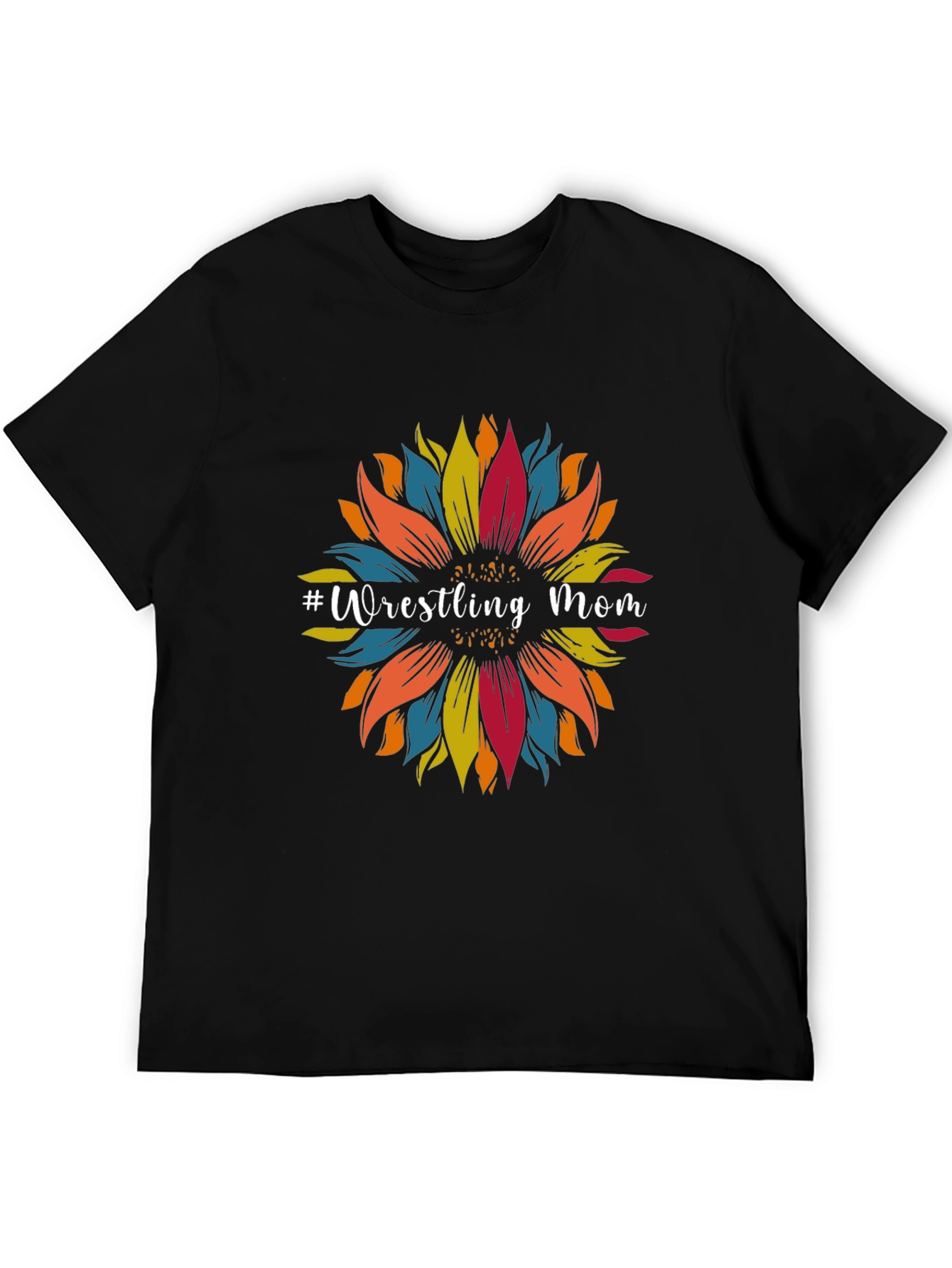 Wrestling Mom Sunflower Graphic Tee