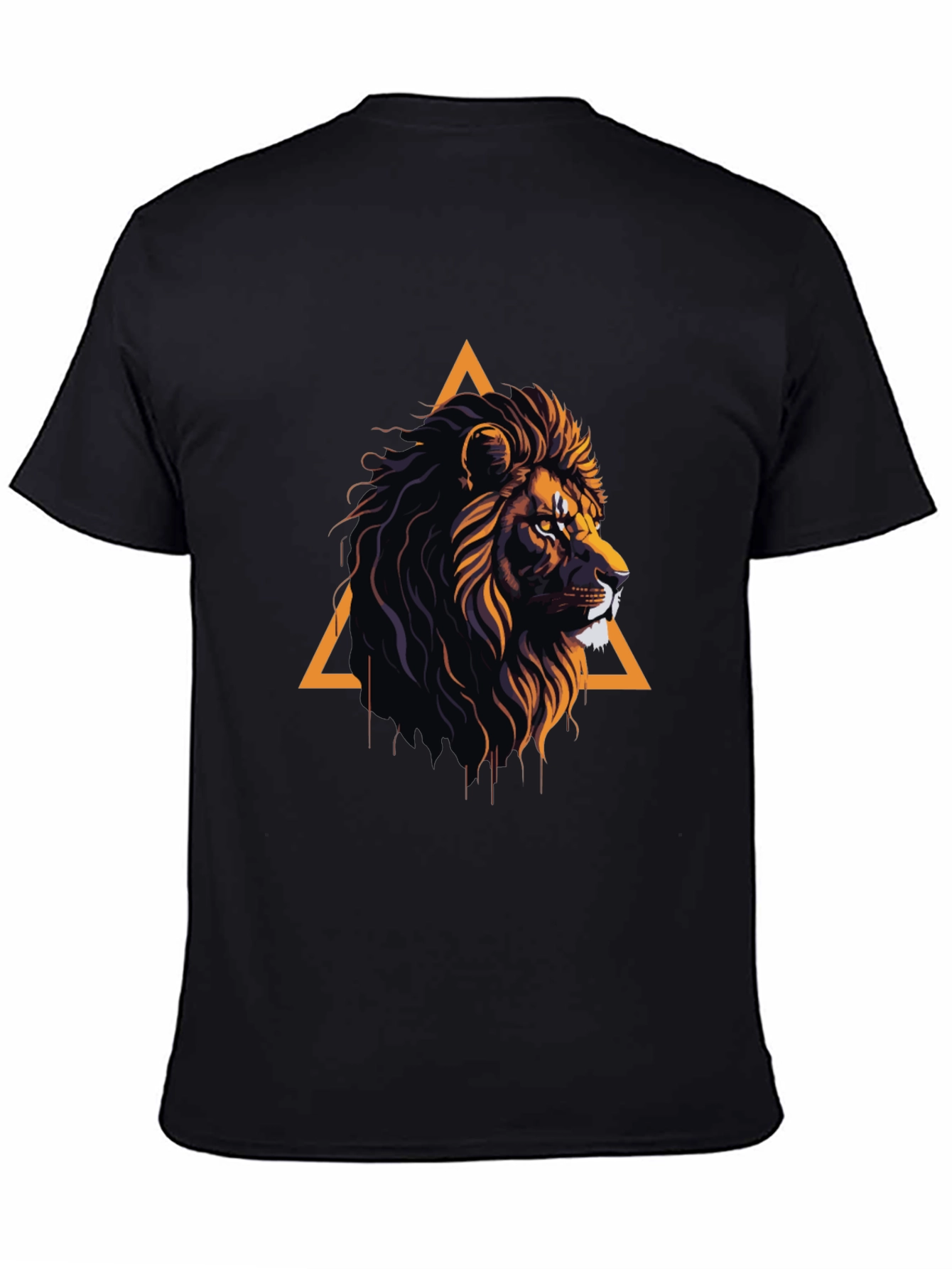 Lion Graphic Tee - Modern Animal Print Shirt