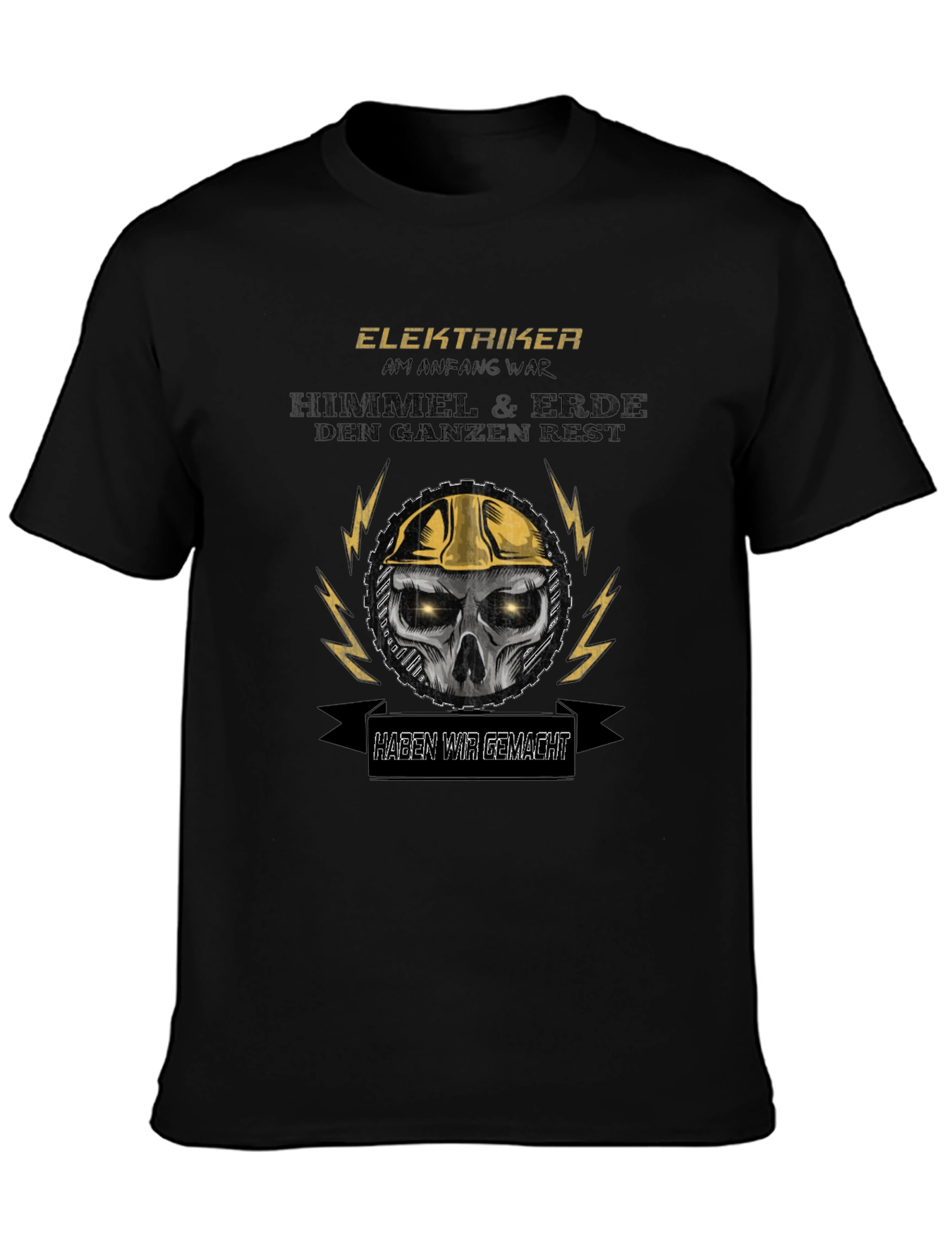Electrician Skull T-Shirt