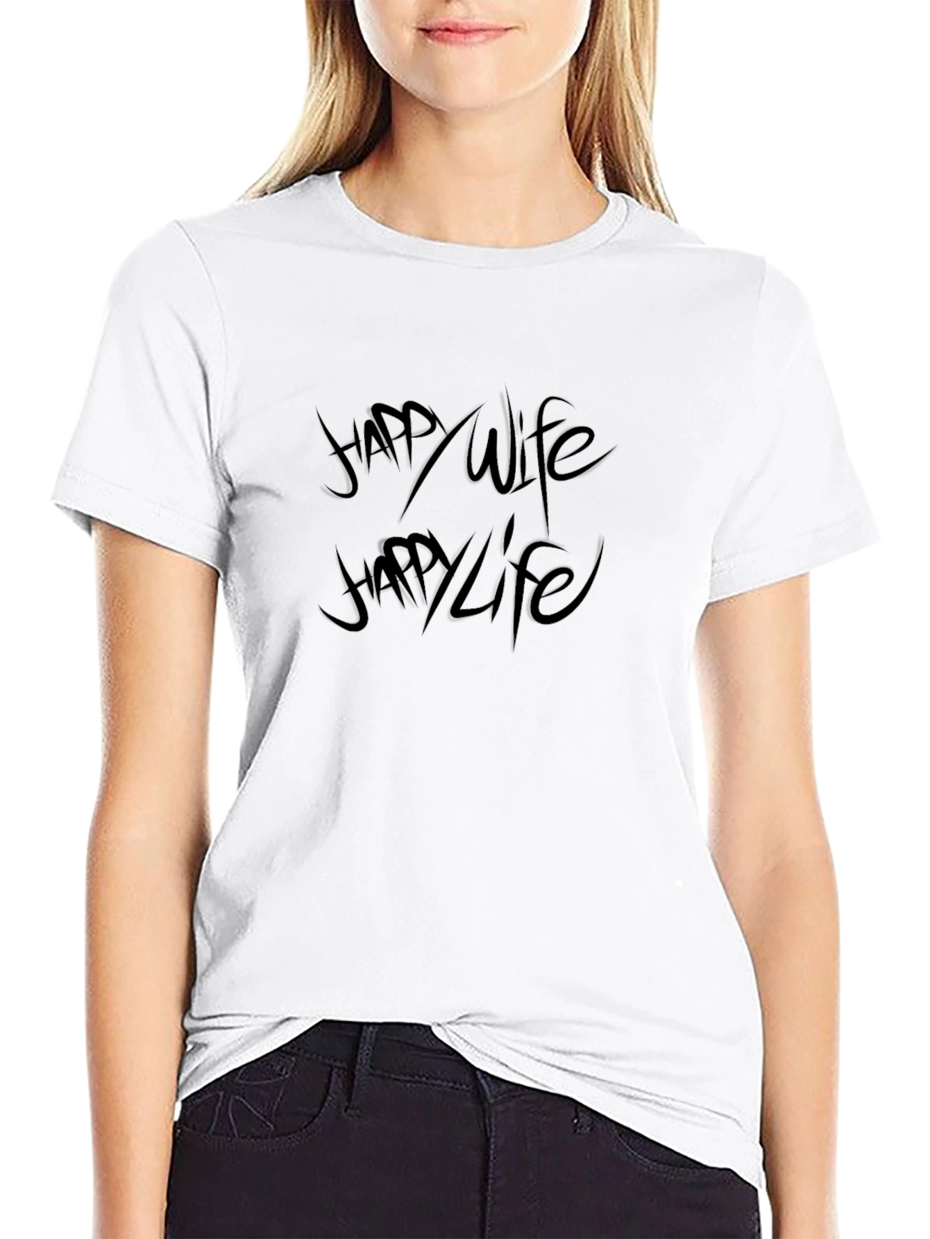 Happy Wife Happy Life Graphic Tee