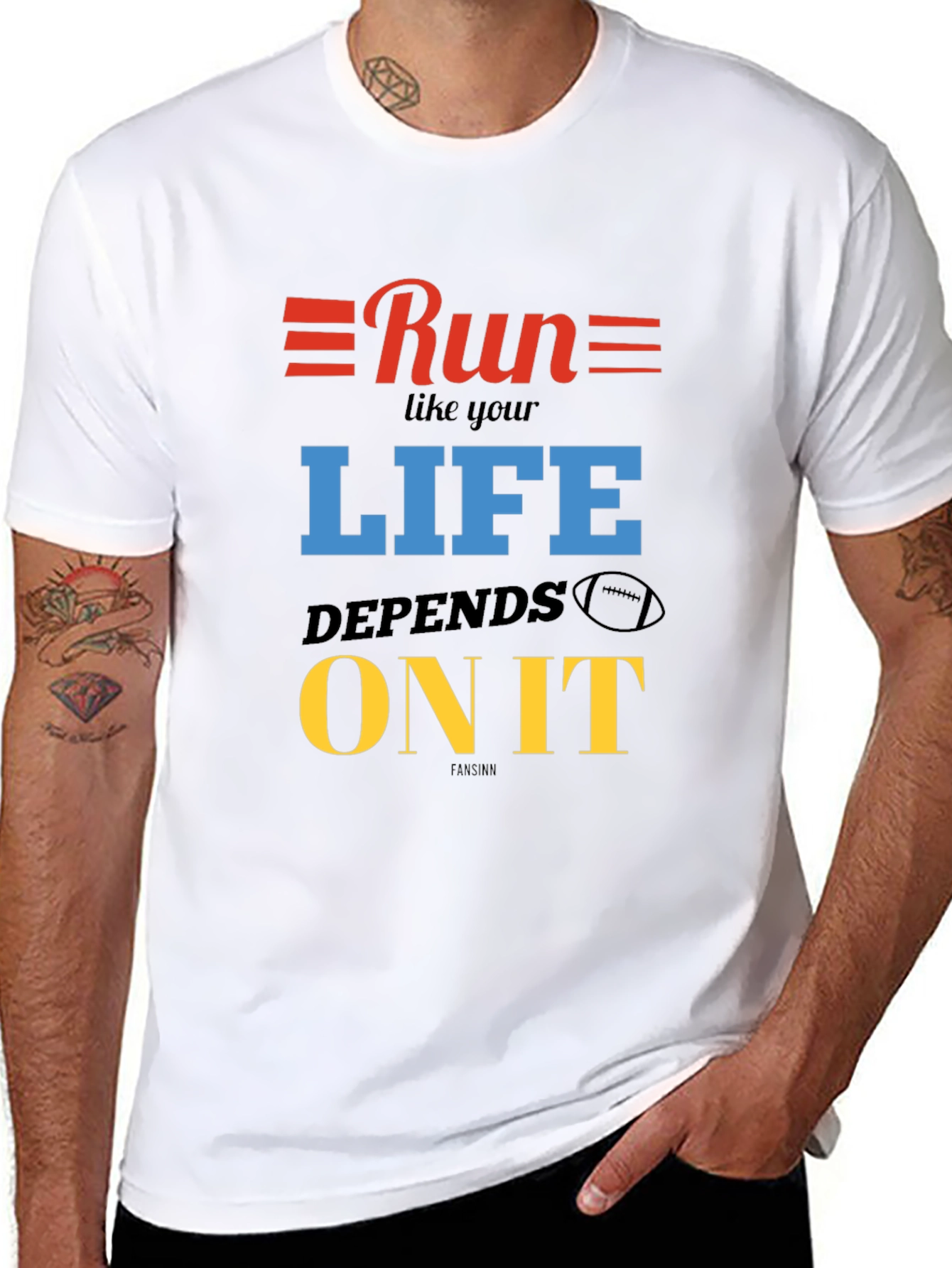 Run Like Your Life Depends On It T-Shirt