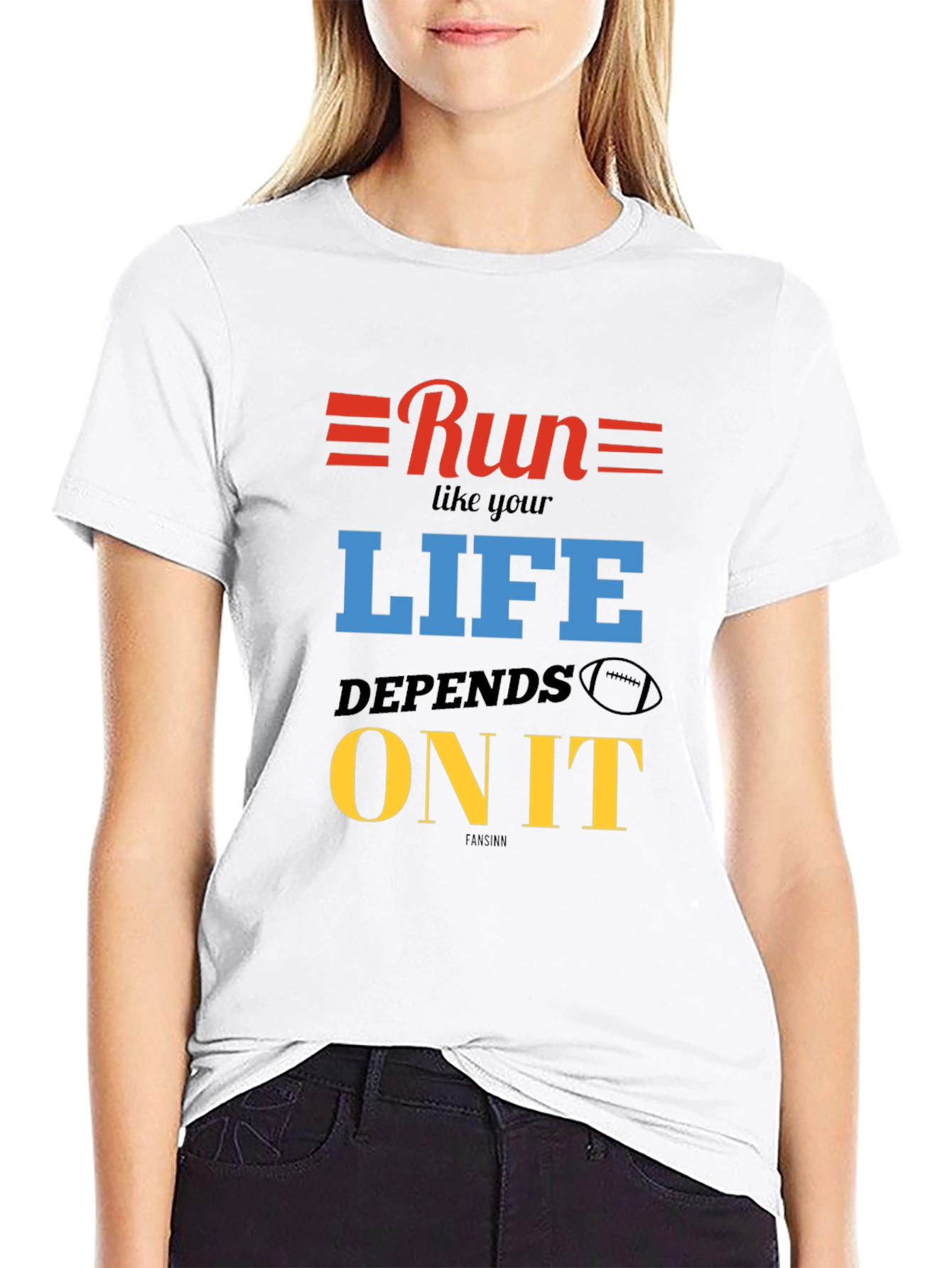 Run Like Your Life Depends On It T-Shirt