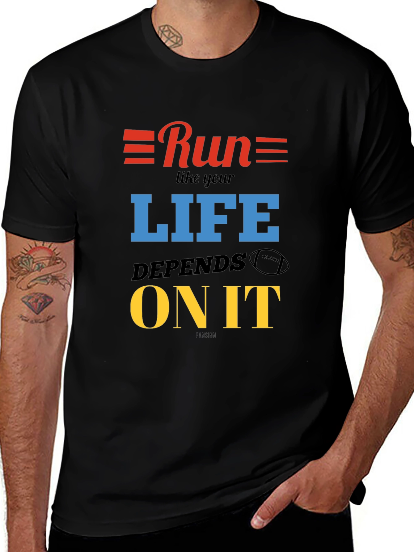 Run Like Your Life Depends On It T-Shirt