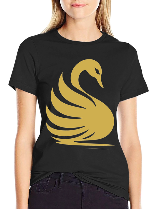 Black Swan Graphic Tee - Modern Style
