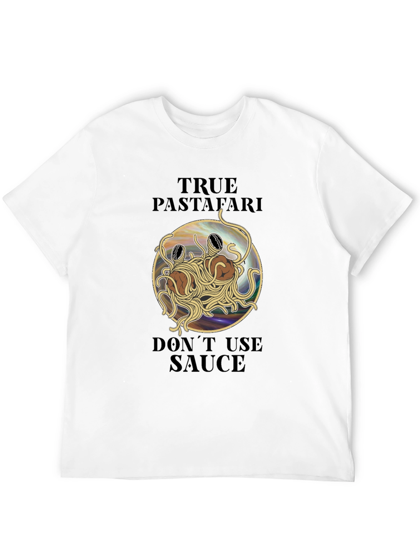 True Pastafarian T-Shirt - Flying Spaghetti Monster Tee
