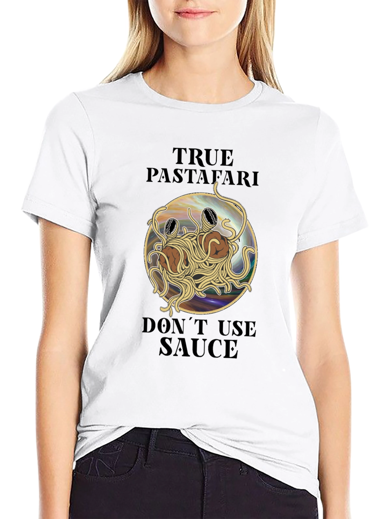 True Pastafarian T-Shirt - Flying Spaghetti Monster Tee