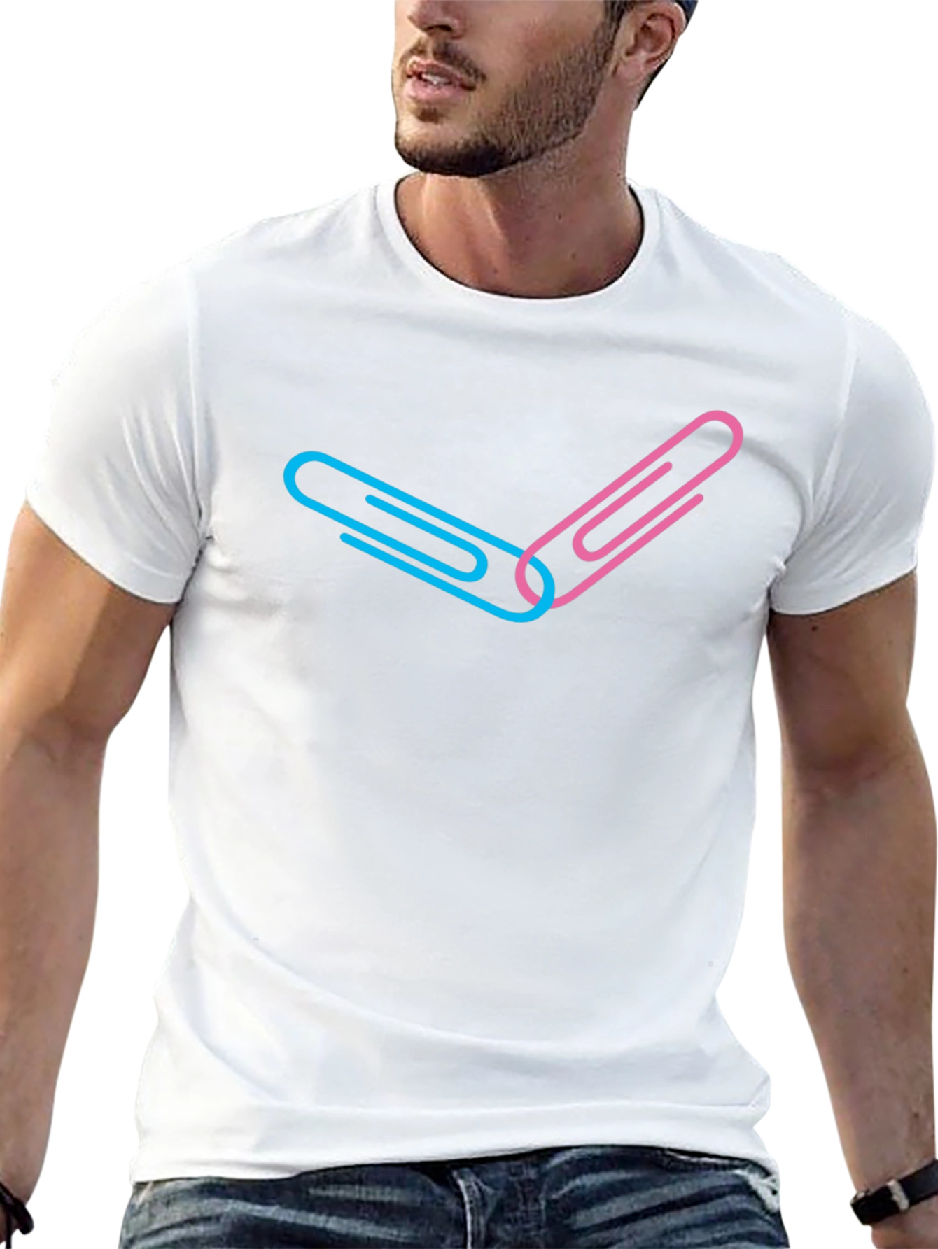 Paperclips Linked Graphic Tee