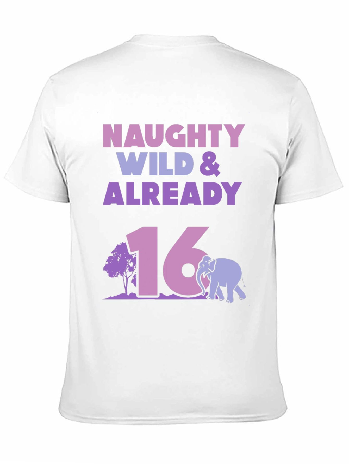 Naughty Wild & Already 16 Birthday T-Shirt