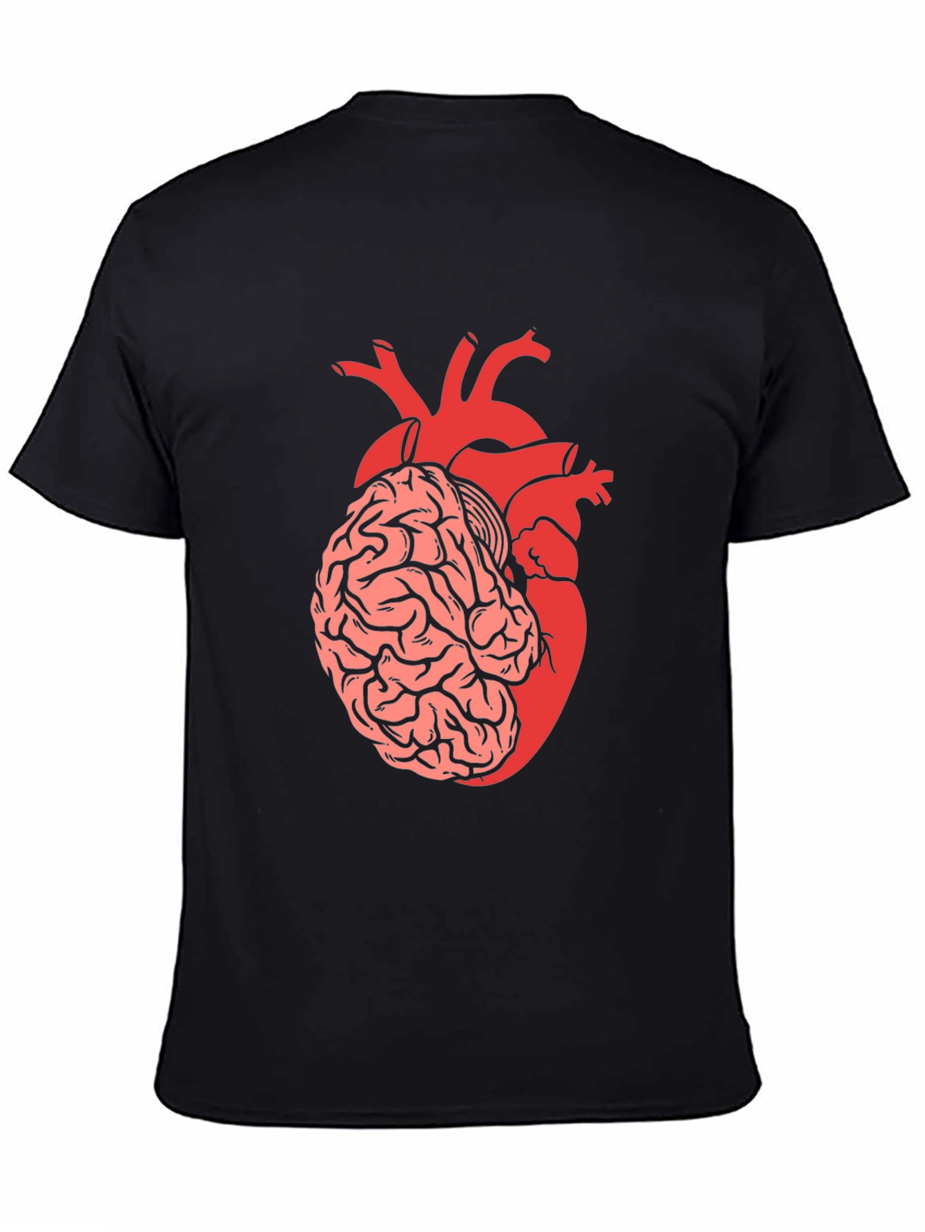 Brain & Heart T-Shirt - Think with Your Heart