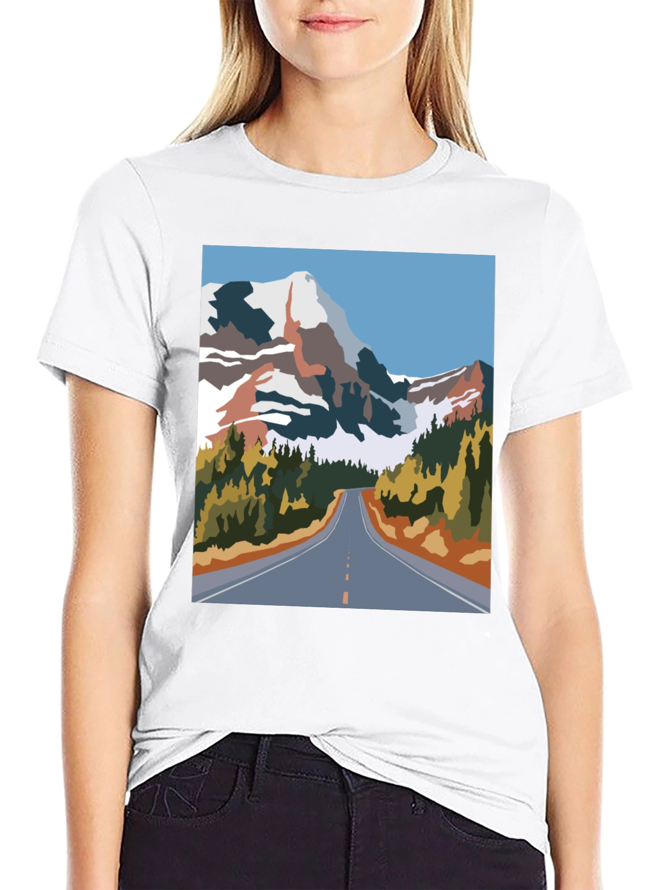 Mountain Road Graphic Tee - Adventure Awaits!