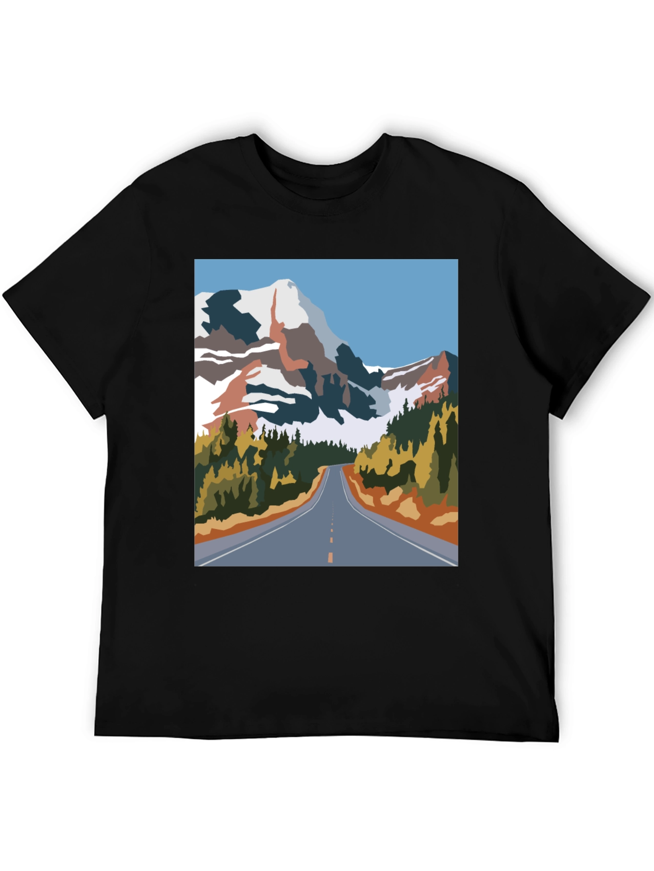 Mountain Road Graphic Tee - Adventure Awaits!