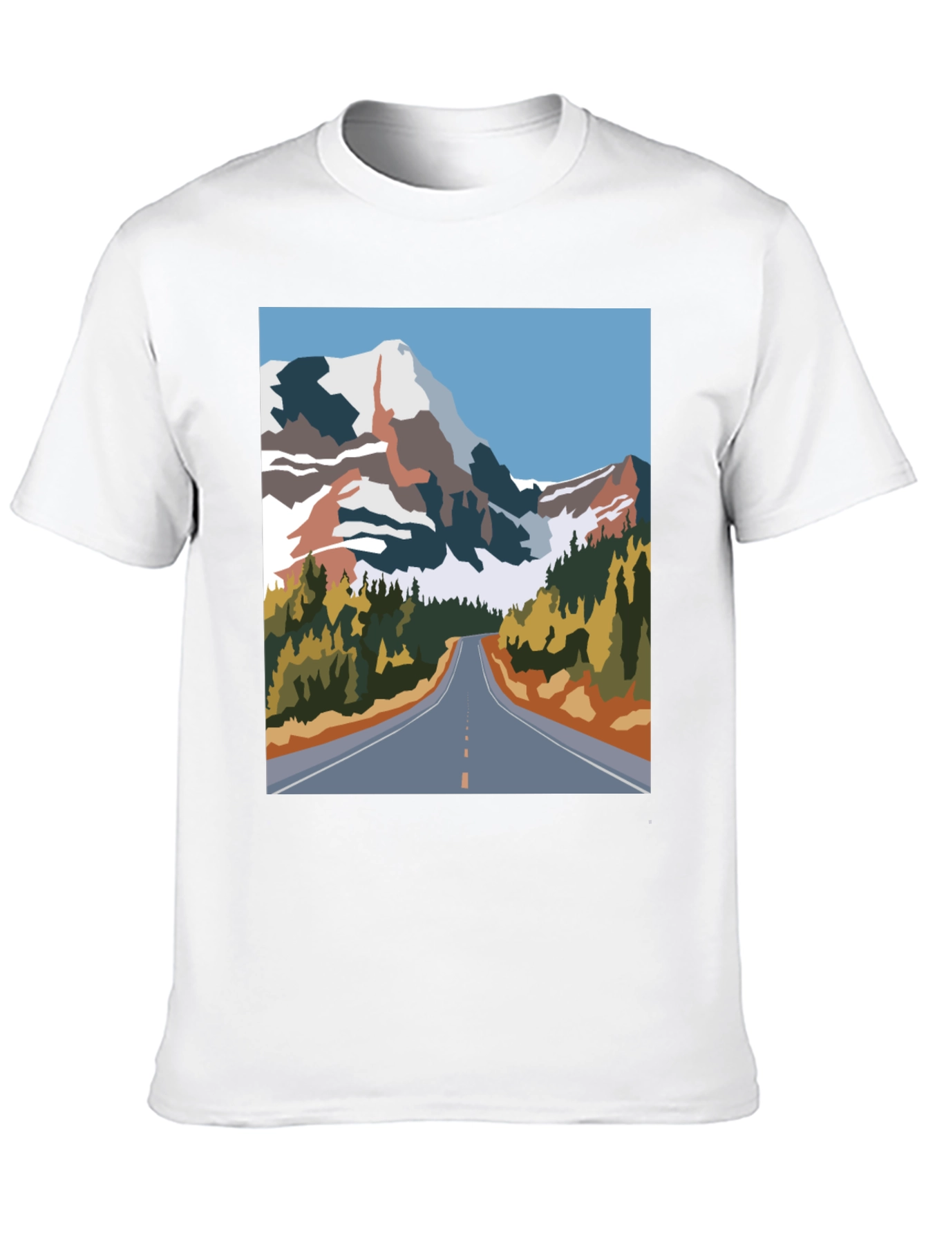 Mountain Road Graphic Tee - Adventure Awaits!