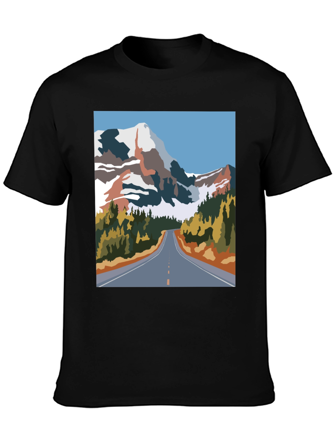 Mountain Road Graphic Tee - Adventure Awaits!