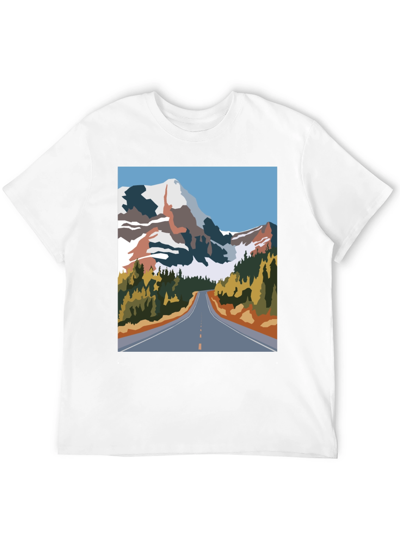 Mountain Road Graphic Tee - Adventure Awaits!