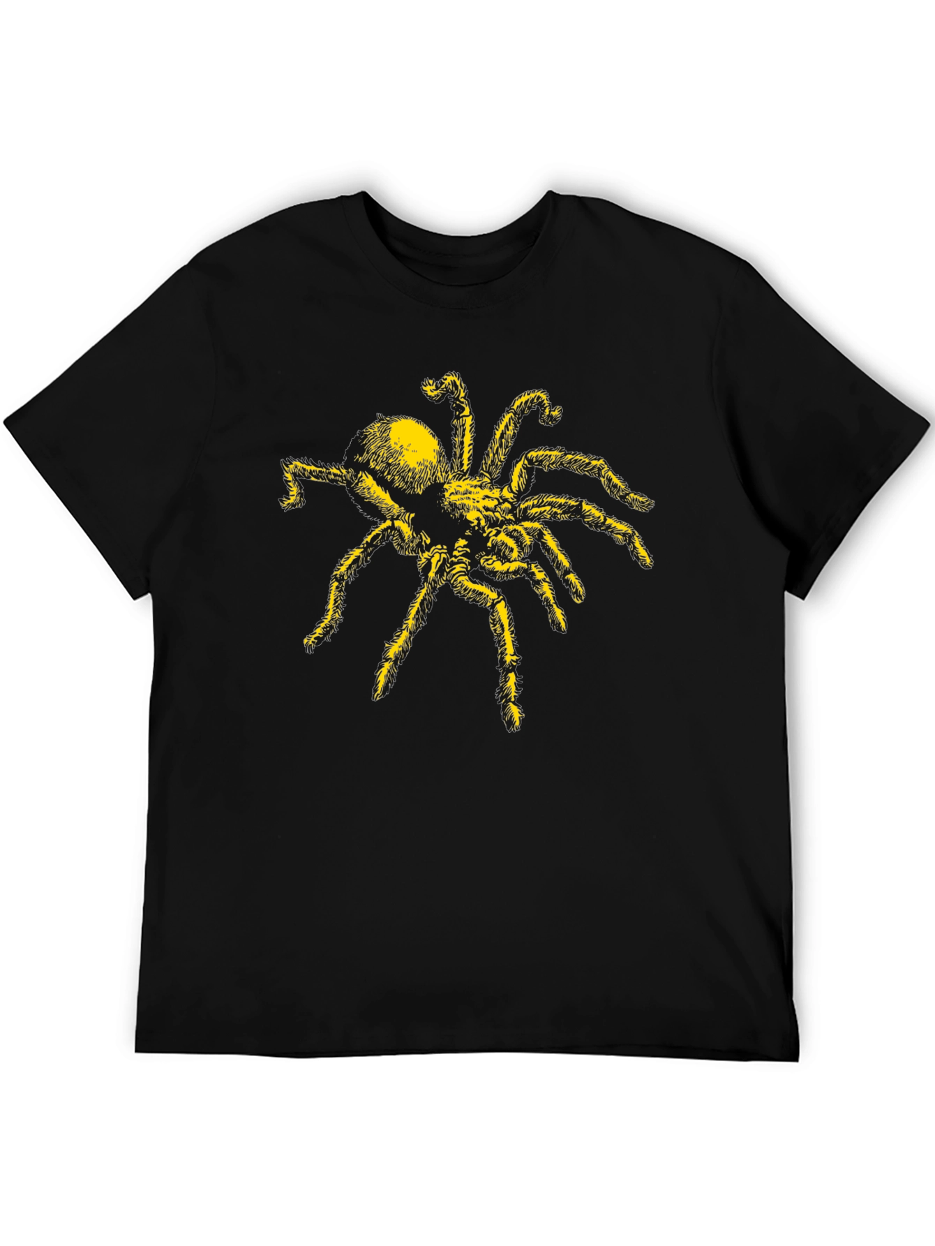 Spider Graphic T-Shirt - Black Cotton Tee