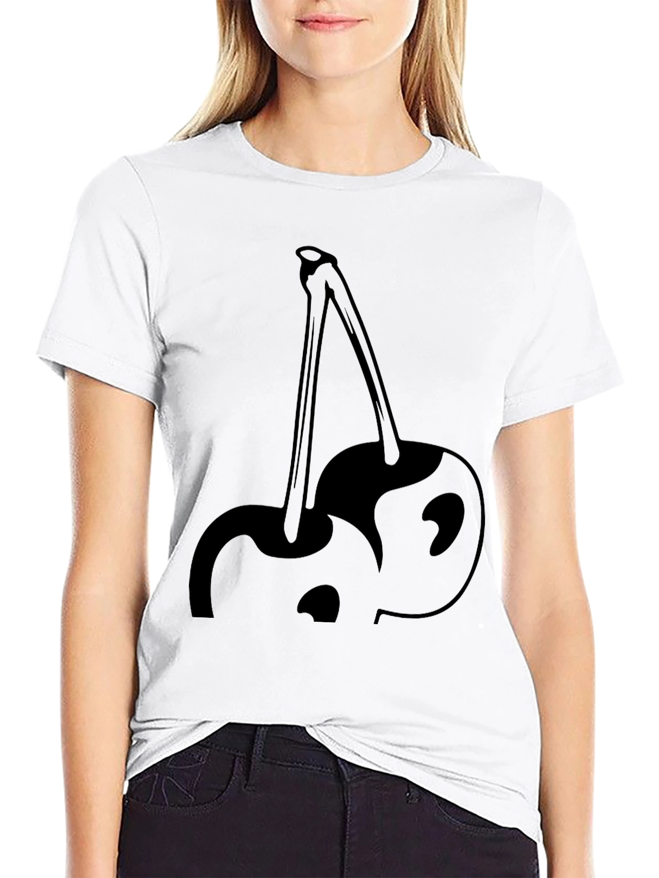 Black Cherry Graphic Tee - Trendy Unisex Fit