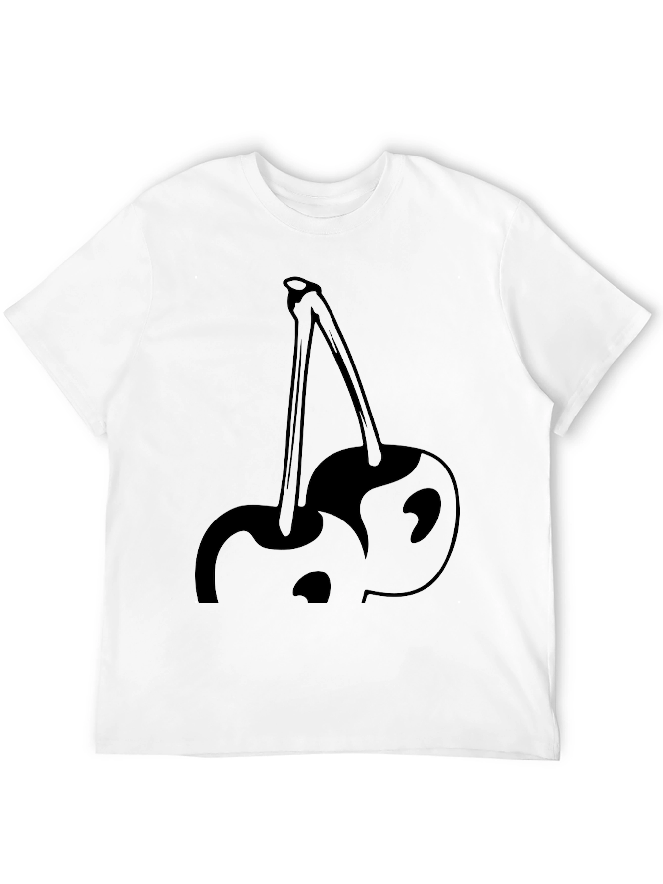 Black Cherry Graphic Tee - Trendy Unisex Fit