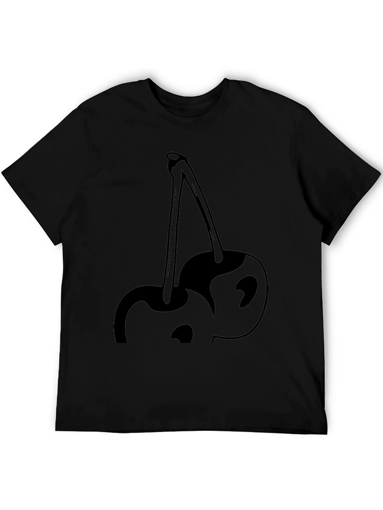Black Cherry Graphic Tee - Trendy Unisex Fit