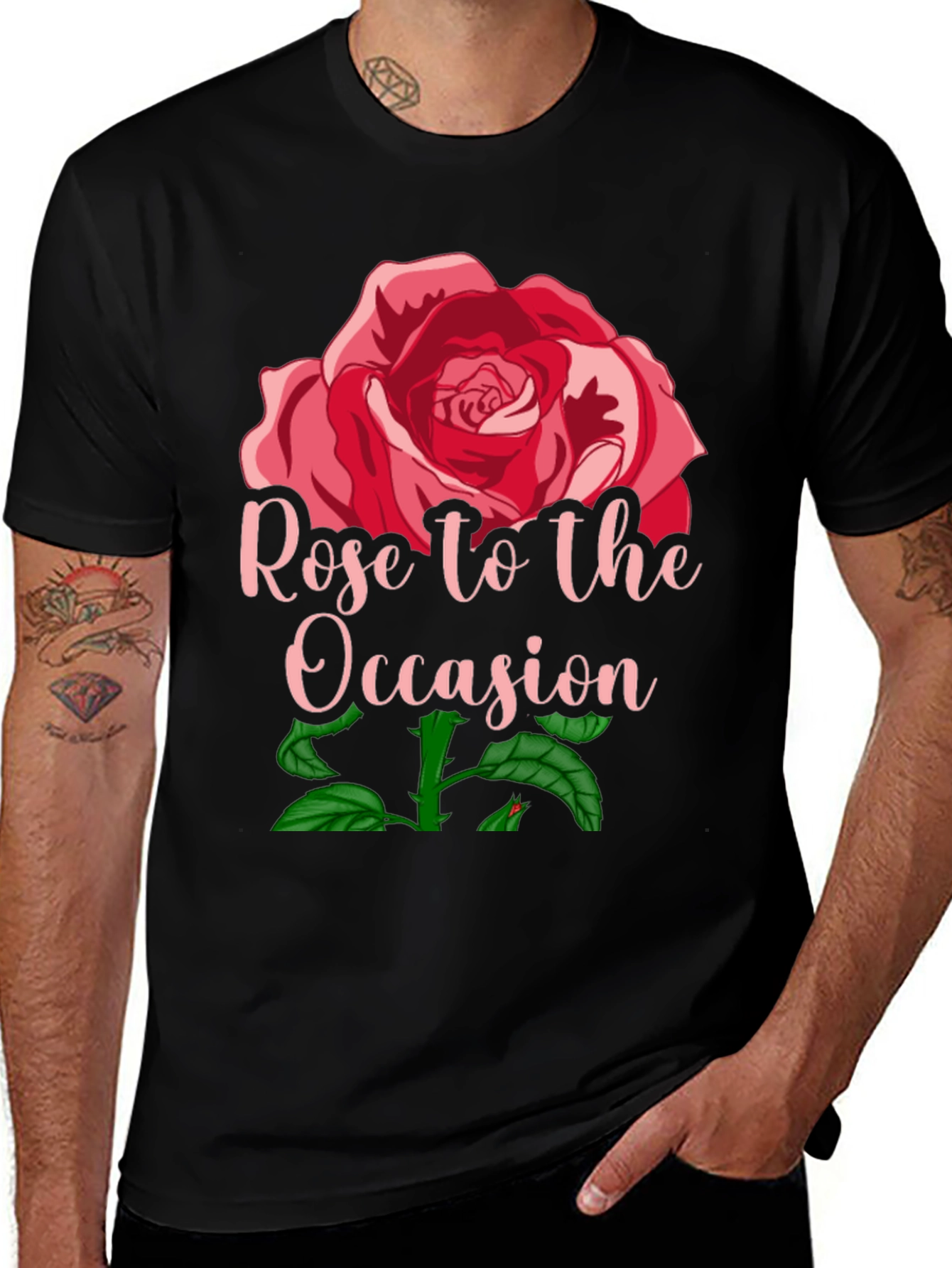 Rose to the Occasion Graphic T-Shirt