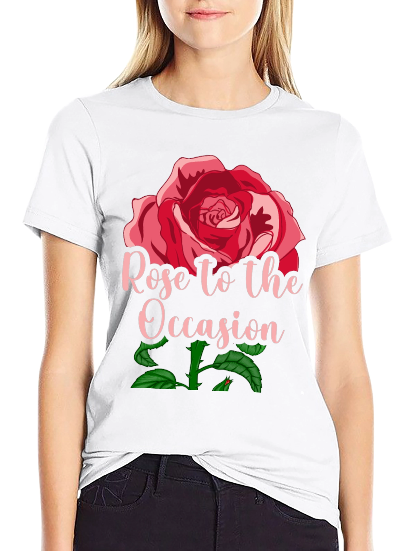 Rose to the Occasion Graphic T-Shirt