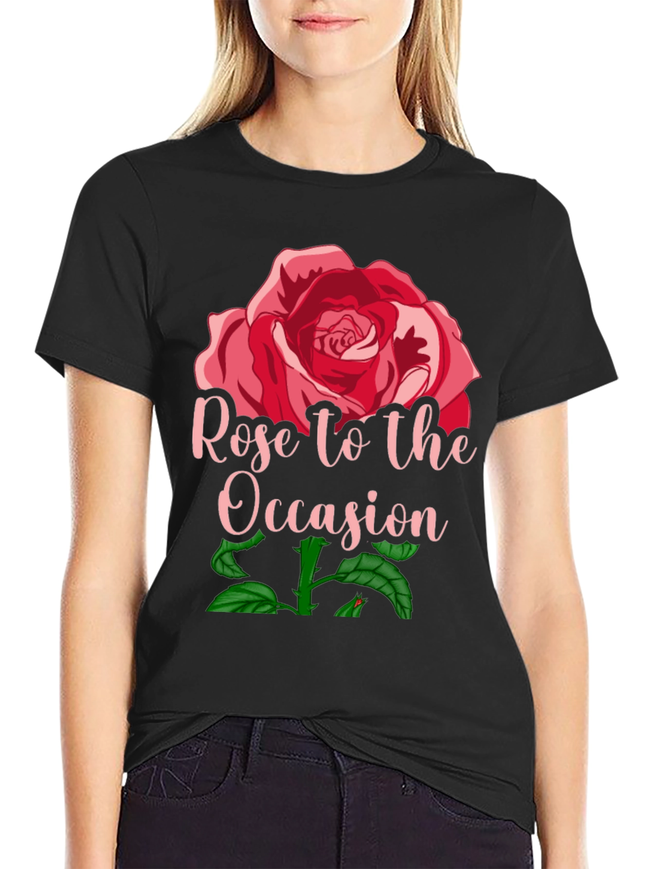Rose to the Occasion Graphic T-Shirt