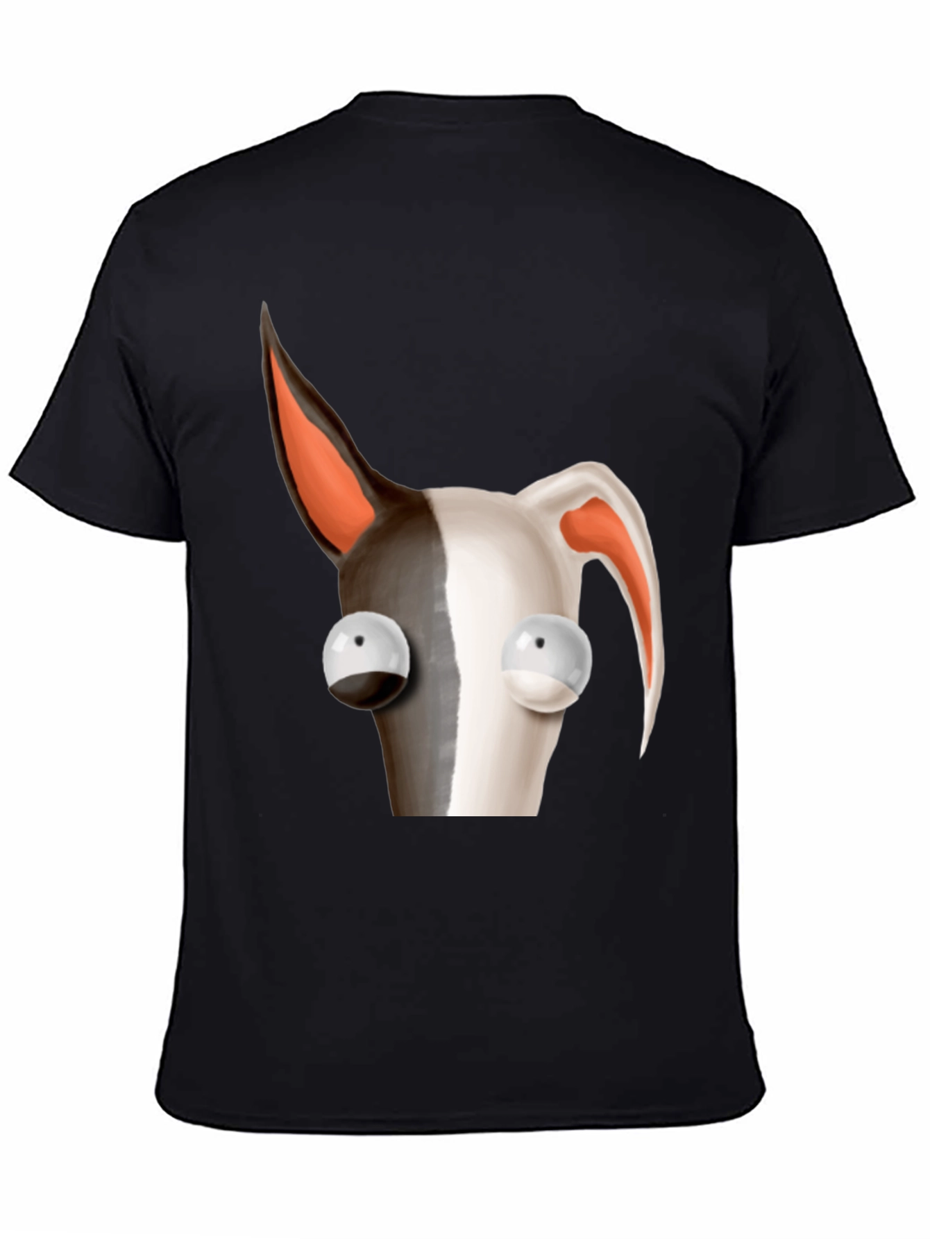 Cartoon Dog Graphic Tee - Unique Animal Design T-Shirt