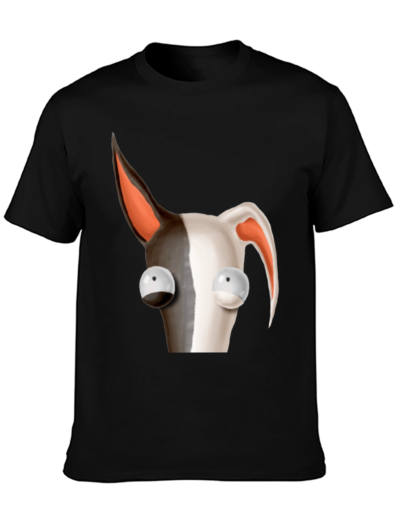 Cartoon Dog Graphic Tee - Unique Animal Design T-Shirt