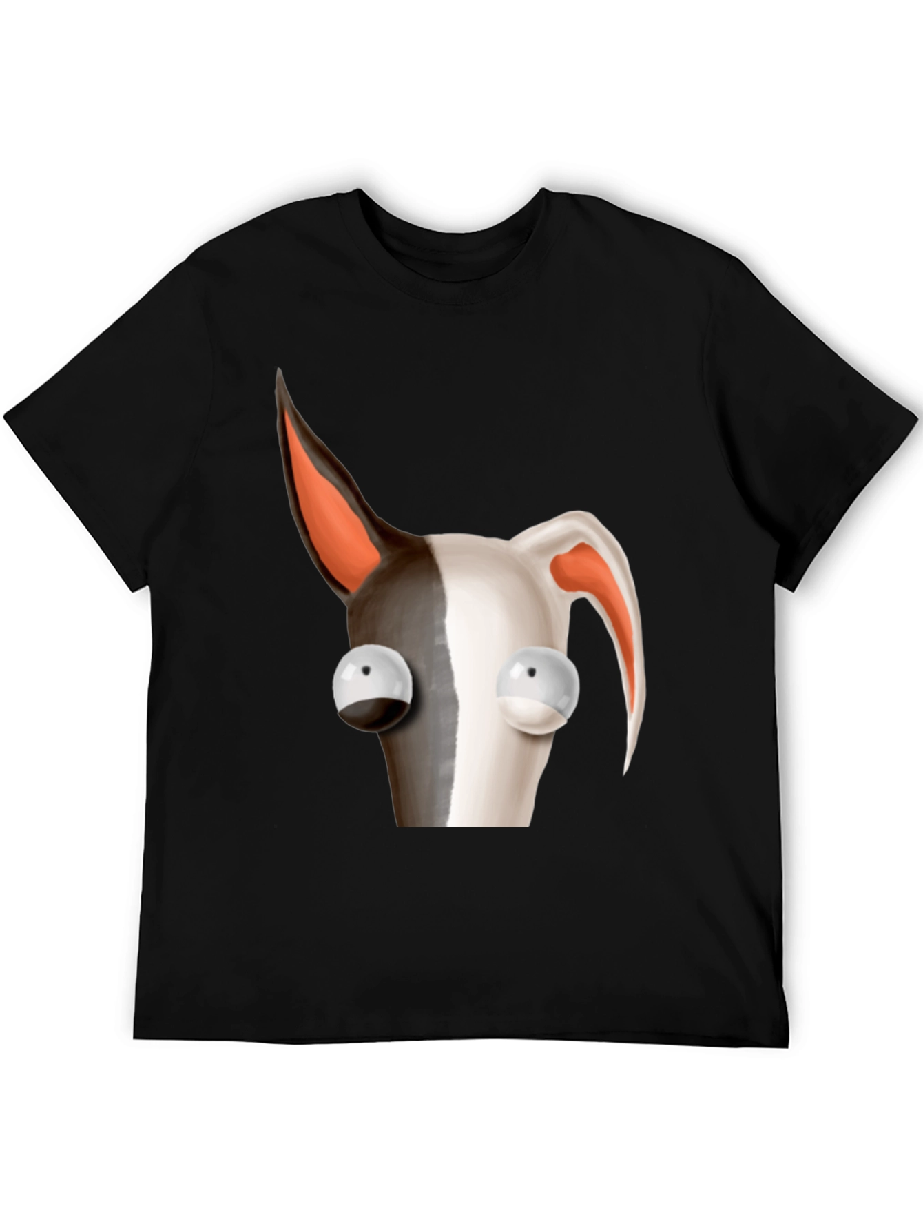 Cartoon Dog Graphic Tee - Unique Animal Design T-Shirt