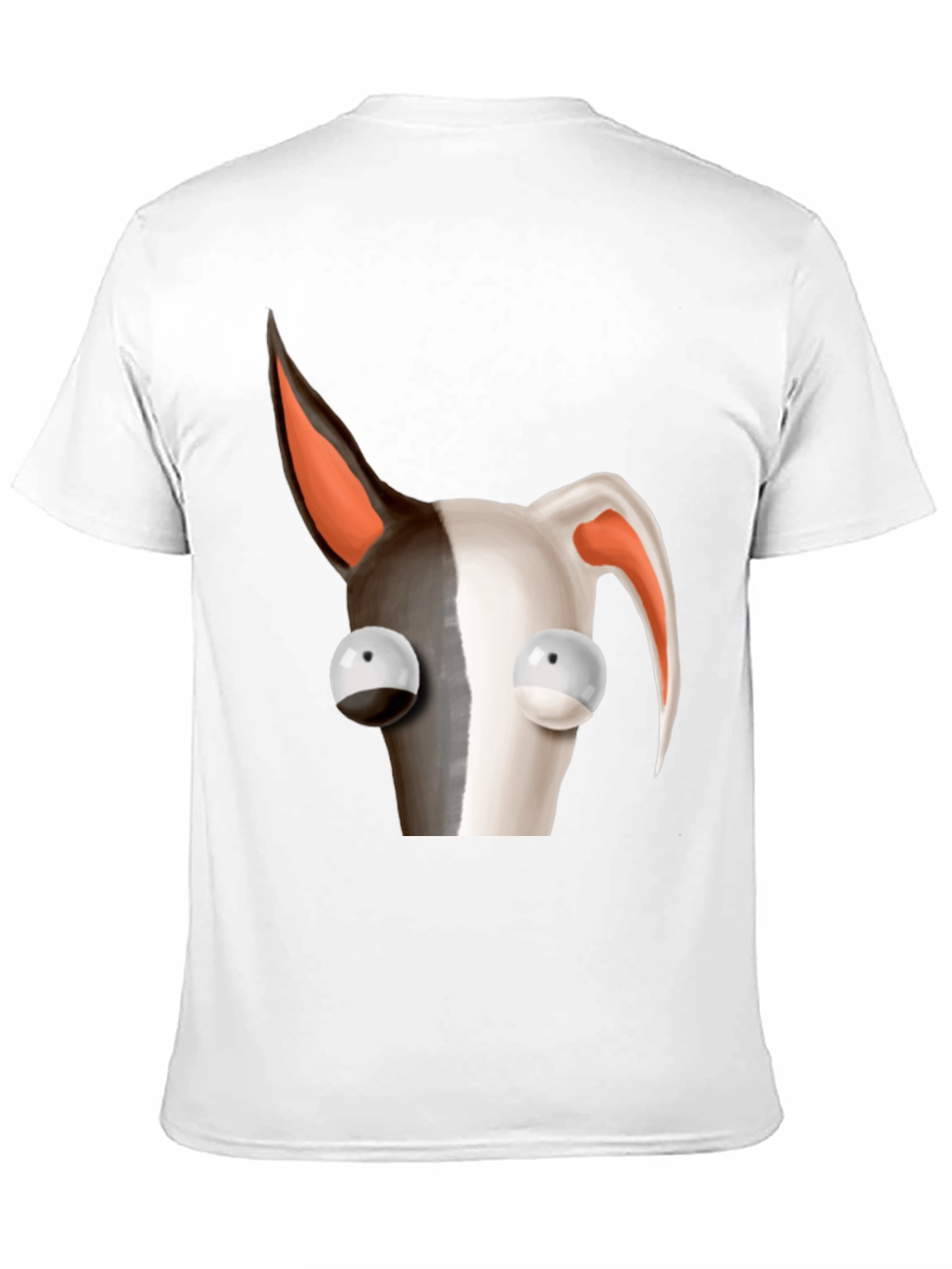 Cartoon Dog Graphic Tee - Unique Animal Design T-Shirt