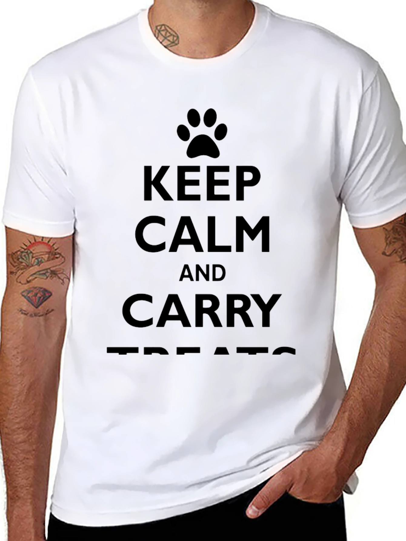 Keep Calm and Carry Treats T-Shirt