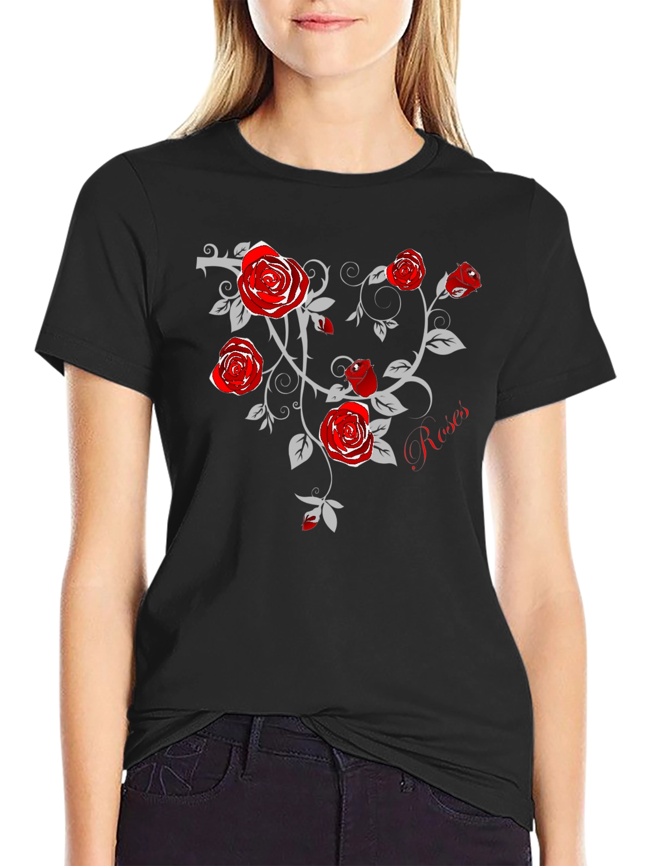 Roses Graphic T-Shirt