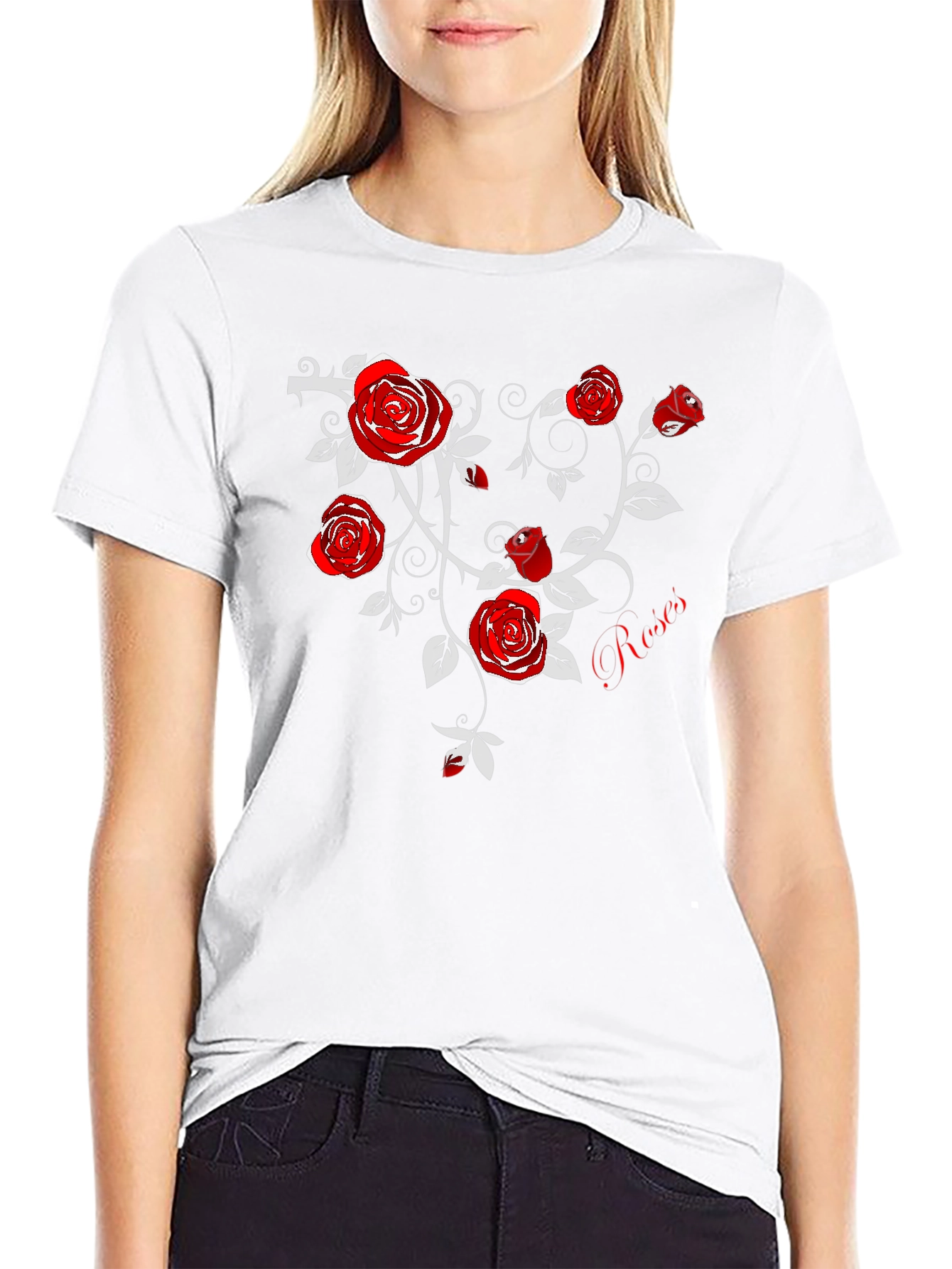 Roses Graphic T-Shirt