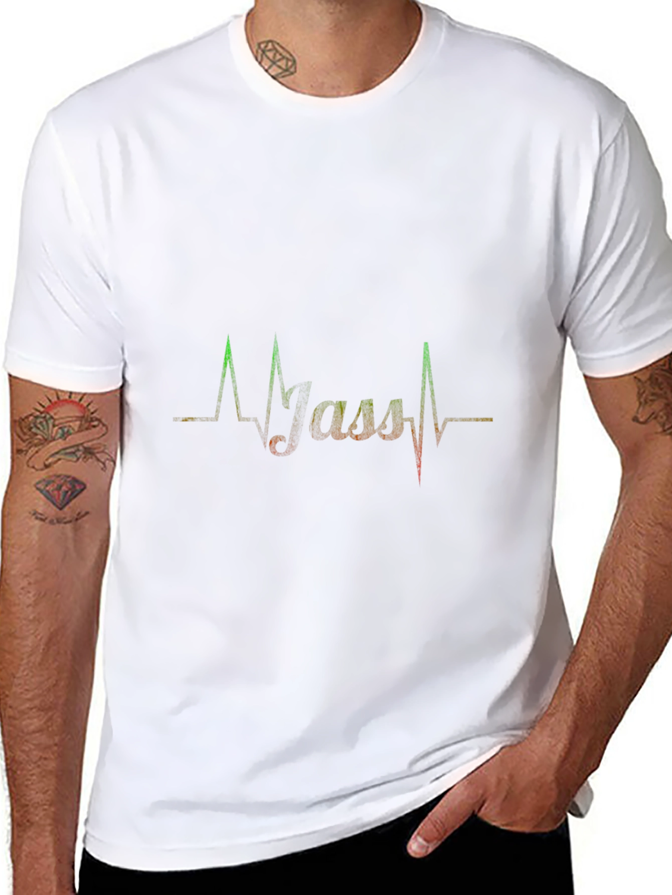 Yass Heartbeat T-Shirt - Trendy Graphic Tee