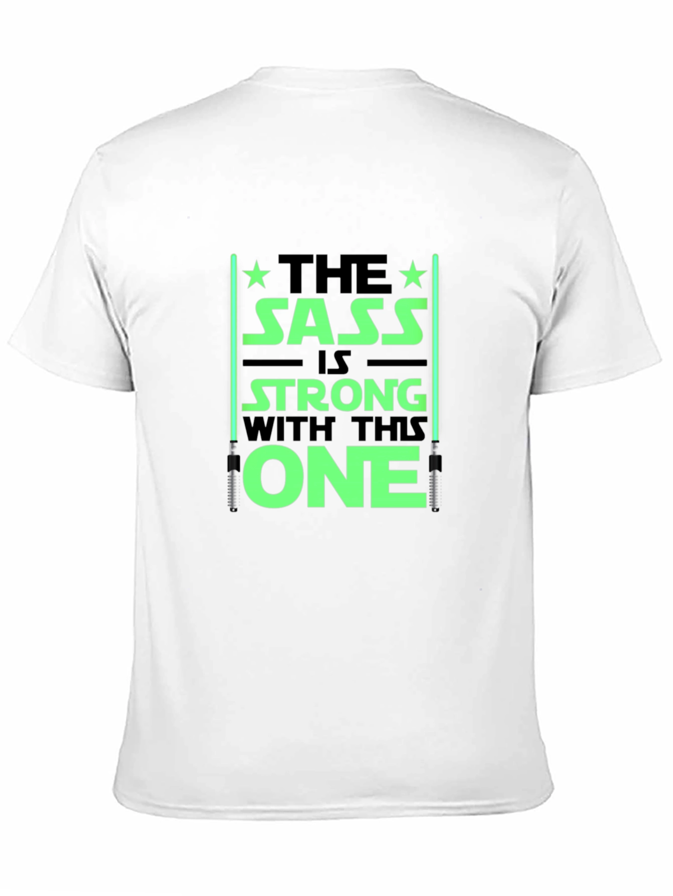 Sass is Strong T-Shirt - Black Graphic Tee